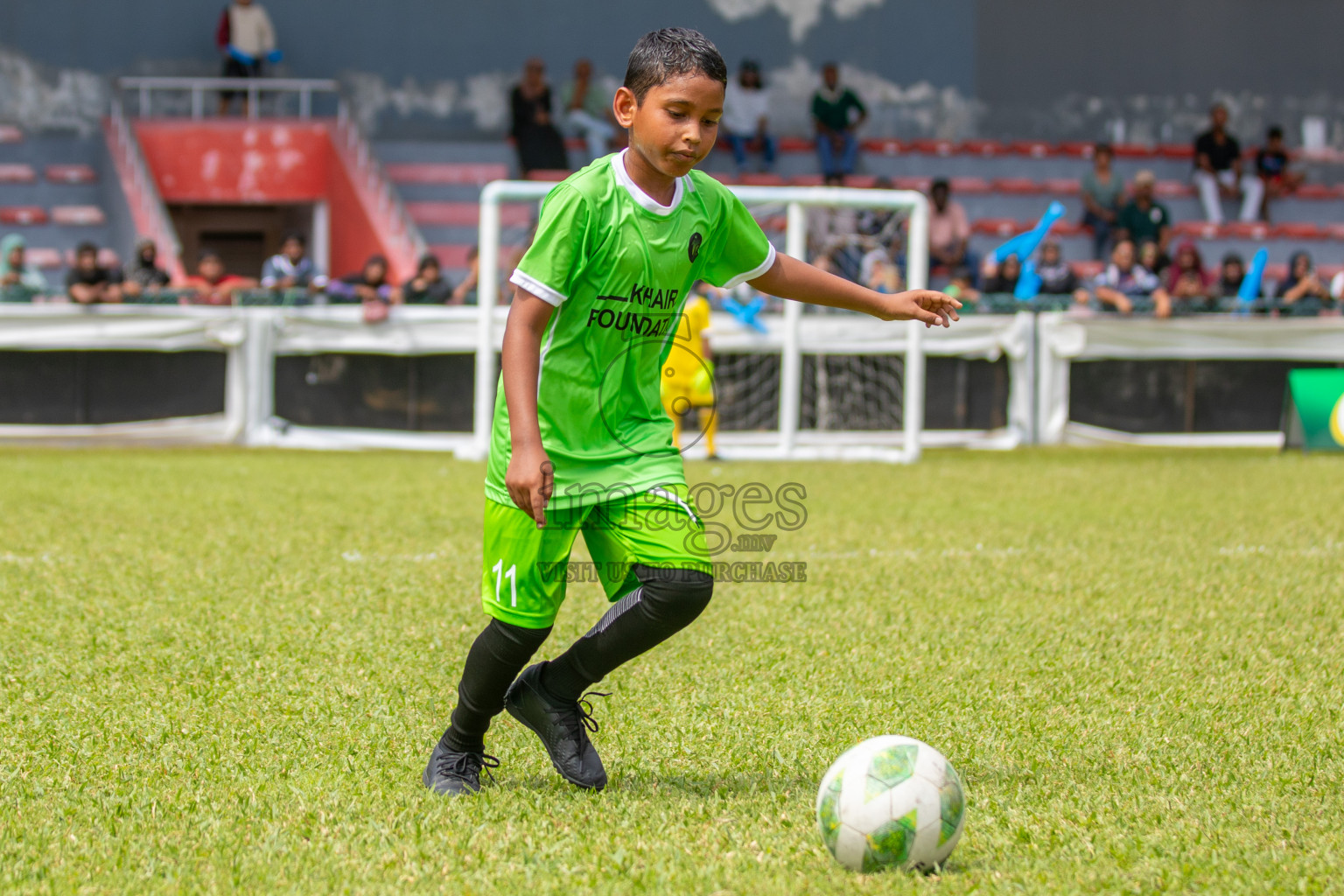 Day 2 of Under 10 MILO Academy Championship 2024 was held at National Stadium in Male', Maldives on Friday, 27th April 2024. Photos: Mohamed Mahfooz Moosa / images.mv