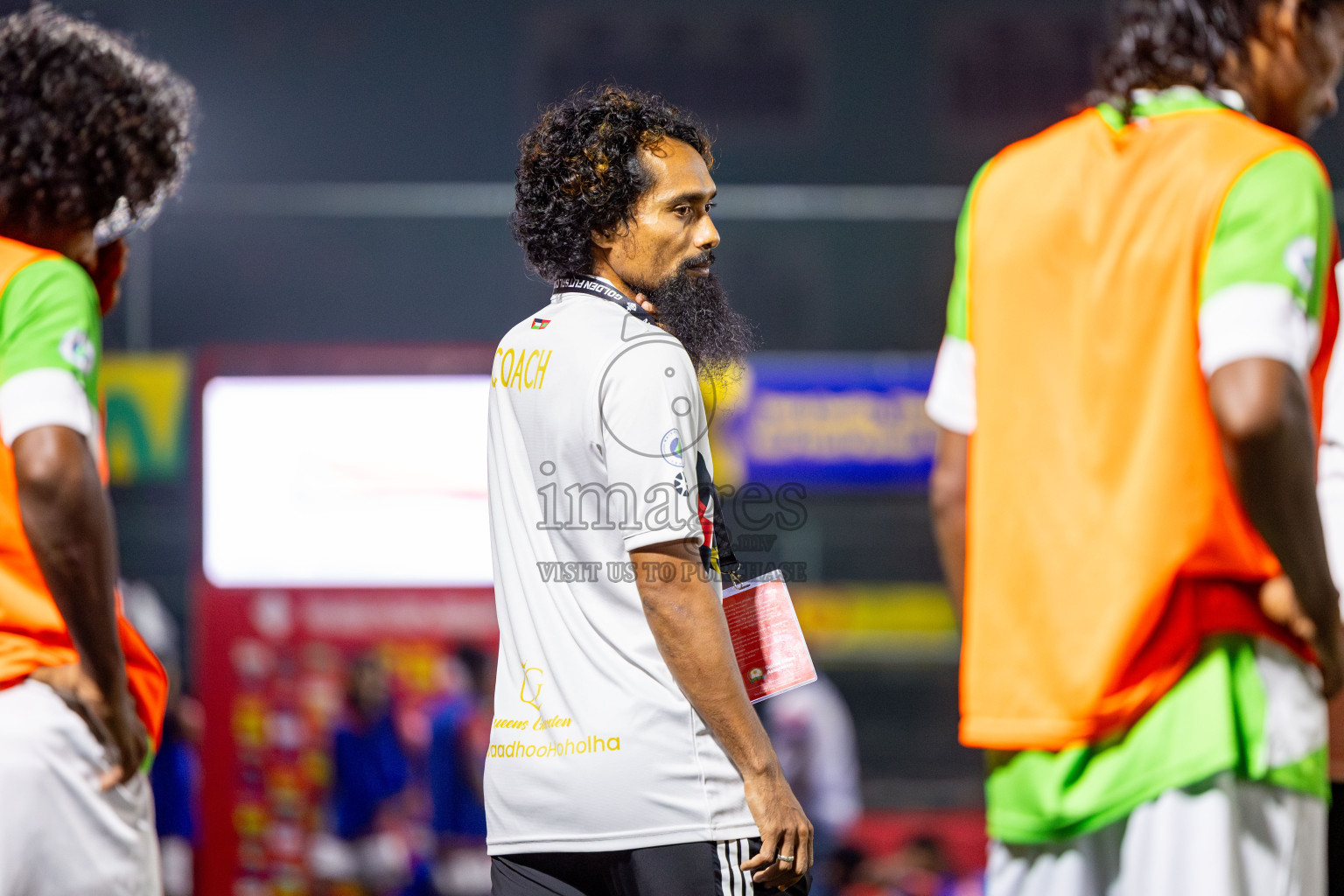 HDh Naivaadhoo vs HDh Nellaidhoo in Day 13 of Golden Futsal Challenge 2025 was held on Friday, 17th January 2025, in Hulhumale', Maldives. Photos: Nausham Waheed / images.mv