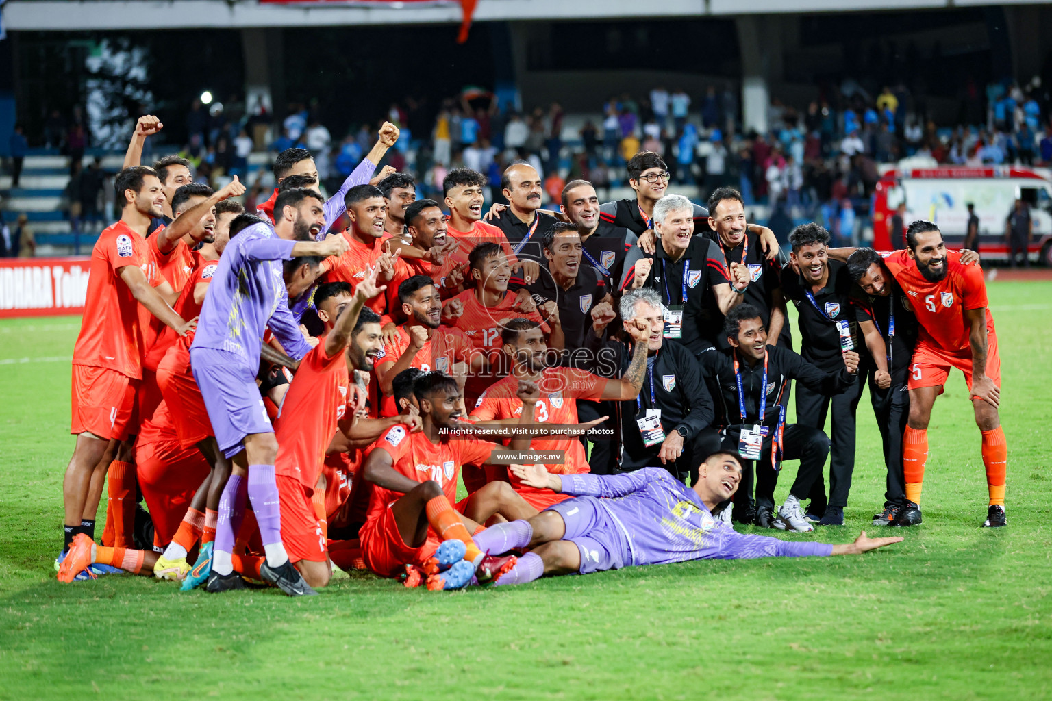 Kuwait vs India in the Final of SAFF Championship 2023 held in Sree Kanteerava Stadium, Bengaluru, India, on Tuesday, 4th July 2023. Photos: Nausham Waheed / images.mv