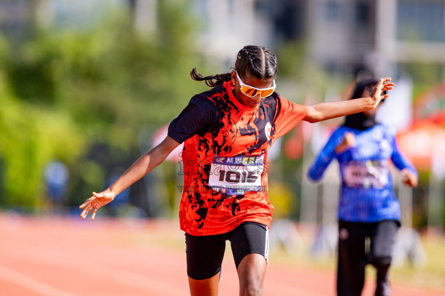 Day 3 of MWSC Interschool Athletics Championships 2024 held in Hulhumale Running Track, Hulhumale, Maldives on Monday, 11th November 2024. 
Photos by: Hassan Simah / Images.mv