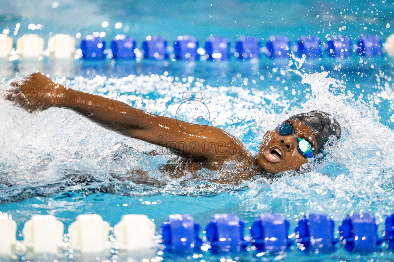 Day 1 of 20th Inter-school Swimming Competition 2024 held in Hulhumale', Maldives on Saturday, 12th October 2024. Photos: Ismail Thoriq / images.mv