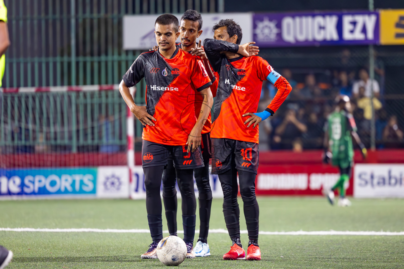 M Dhiggaru vs M Muli in Meemu Atoll Finals in Day 25 of Golden Futsal Challenge 2025 was held on Wednesday , 28th January 2025, in Hulhumale', Maldives. Photos: Ismail Thoriq / images.mv