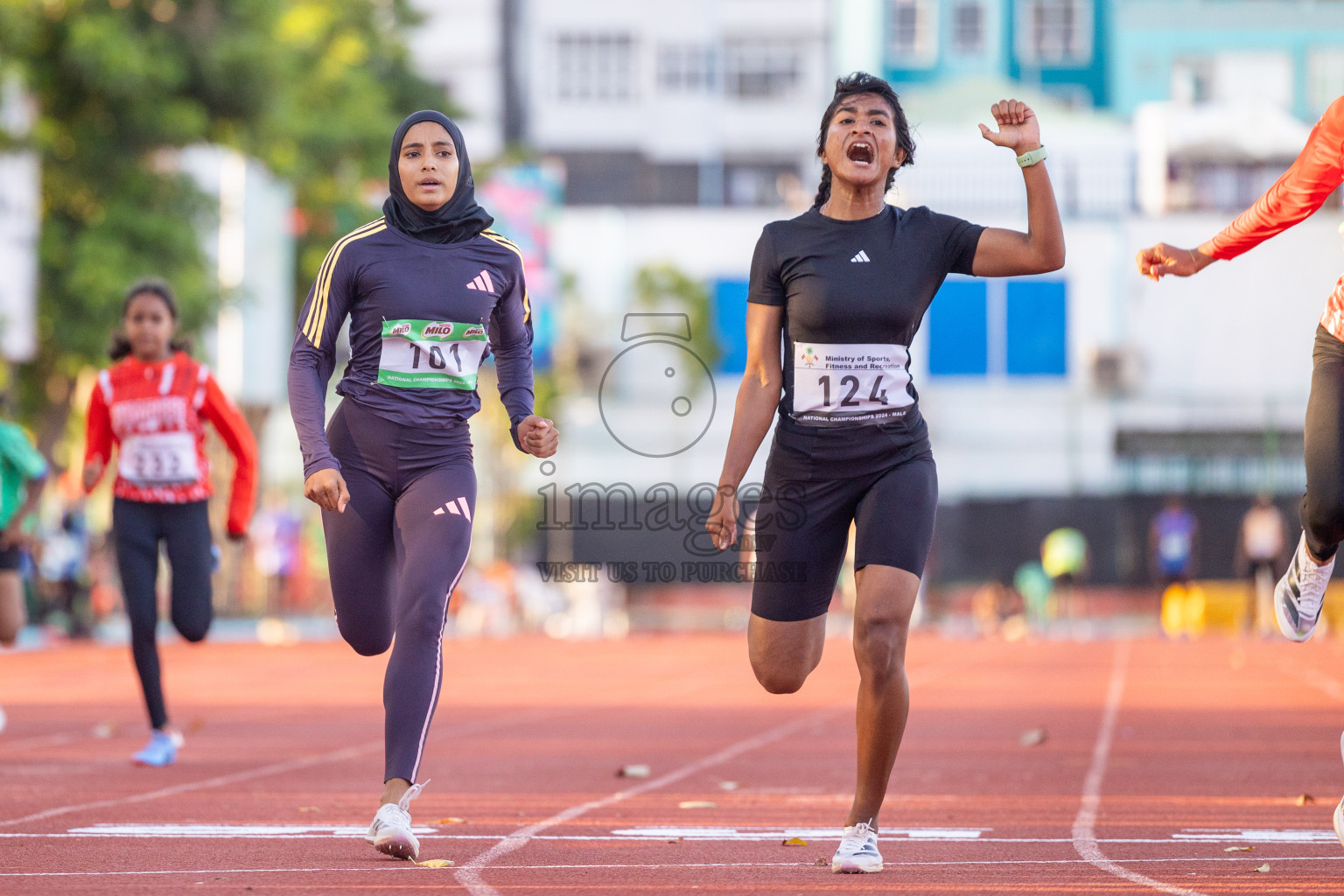 Day 1 of 33rd National Athletics Championship was held in Ekuveni Track at Male', Maldives on Thursday, 5th September 2024. Photos: Shuu Abdul Sattar / images.mv