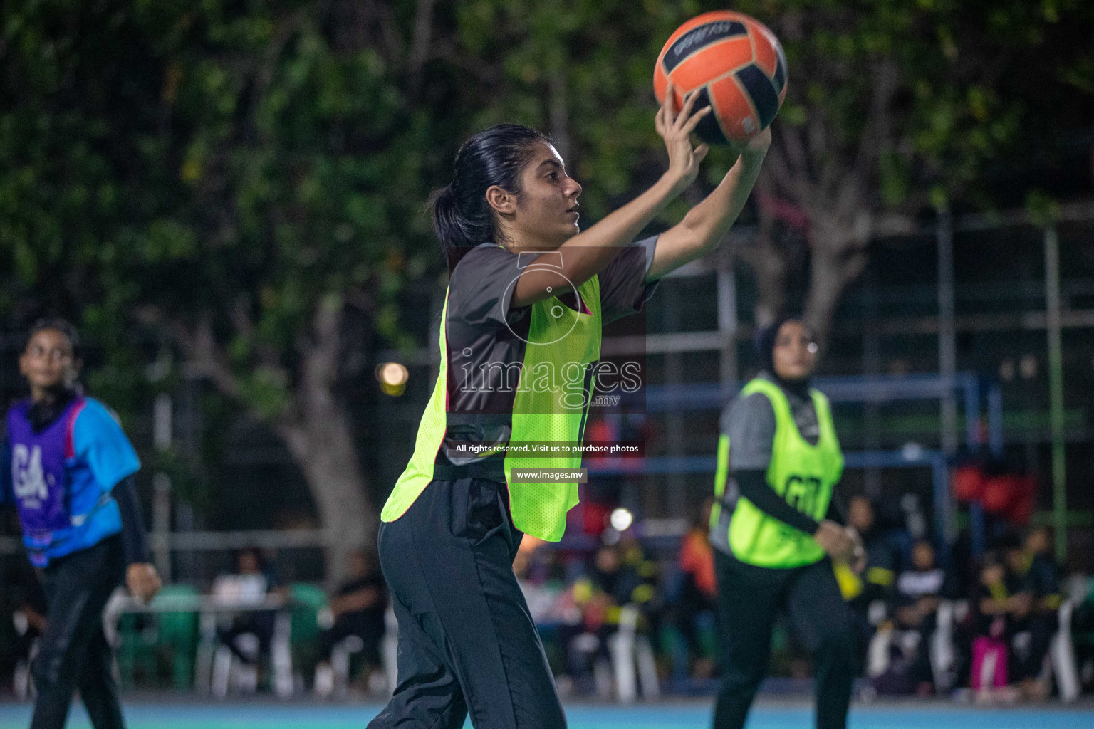 Day 6 of 20th Milo National Netball Tournament 2023, held in Synthetic Netball Court, Male', Maldives on 4th June 2023 Photos: Nausham Waheed/ Images.mv