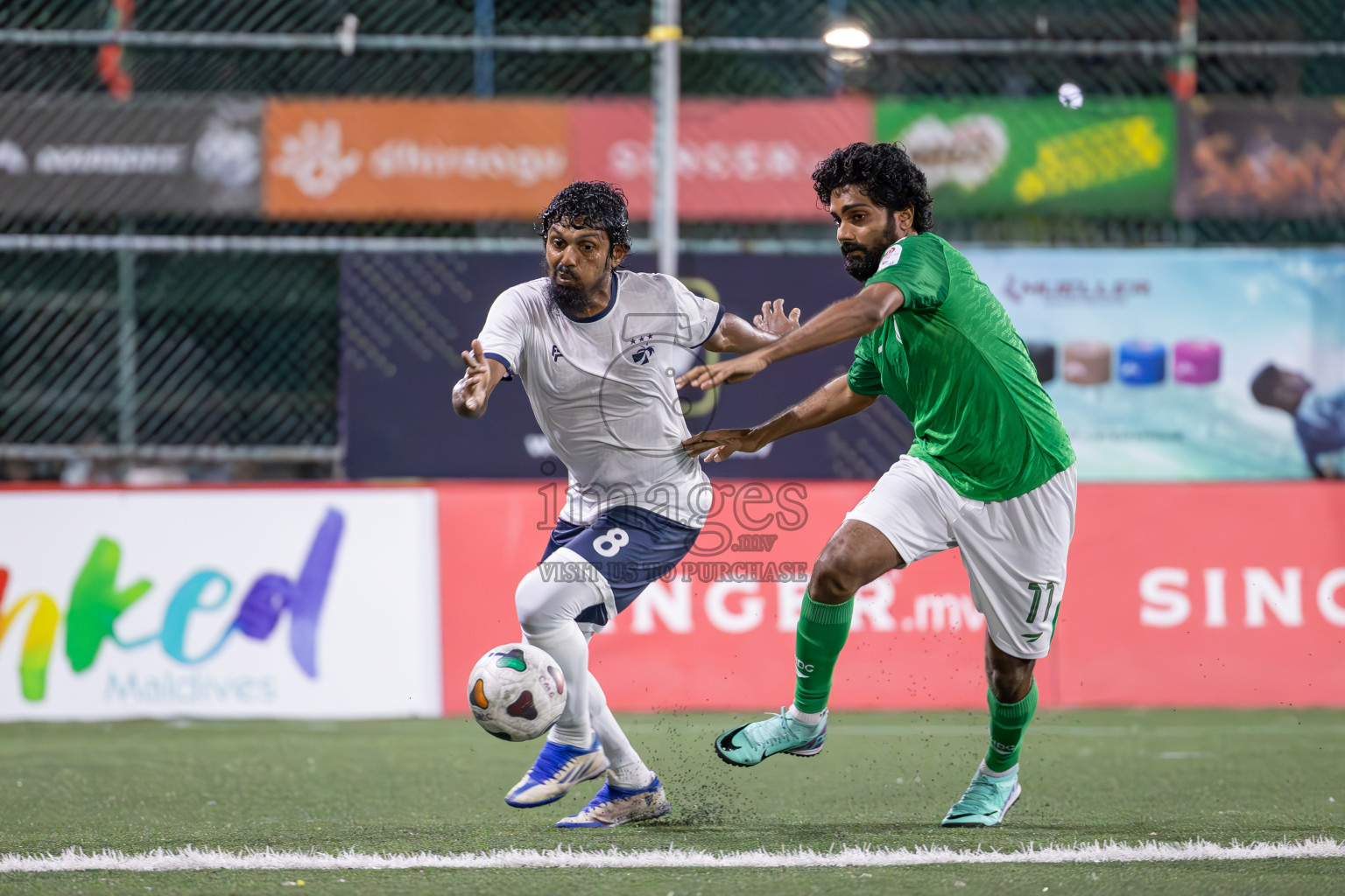 HDC vs MACL in Round of 16 of Club Maldives Cup 2024 held in Rehendi Futsal Ground, Hulhumale', Maldives on Monday, 7th October 2024. Photos: Ismail Thoriq / images.mv