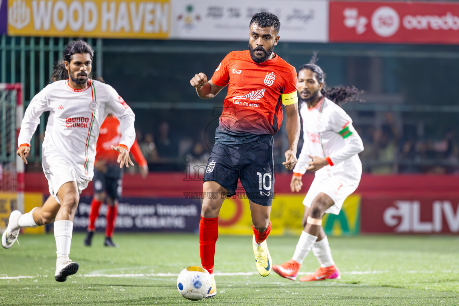 L Gan vs L Isdhoo in Laamu Atoll Finals Day 26 of Golden Futsal Challenge 2025 was held on Thursday , 30th January 2025, in Hulhumale', Maldives. Photos: Ismail Thoriq / images.mv