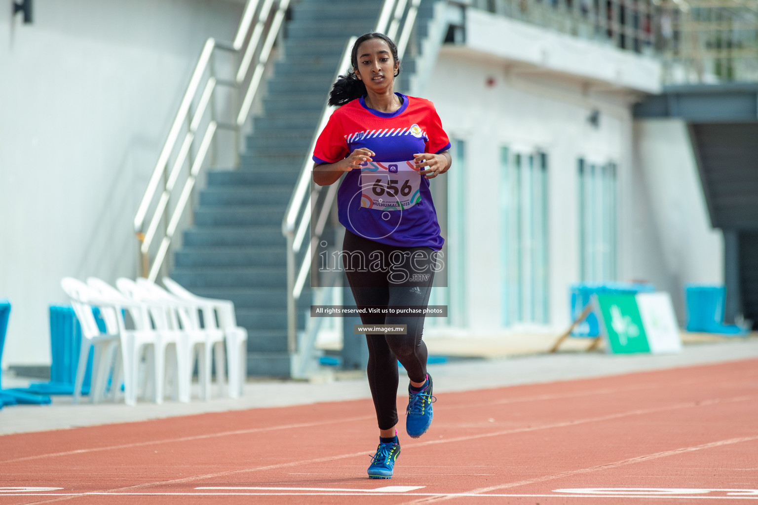 Day two of Inter School Athletics Championship 2023 was held at Hulhumale' Running Track at Hulhumale', Maldives on Sunday, 15th May 2023. Photos: Nausham Waheed / images.mv