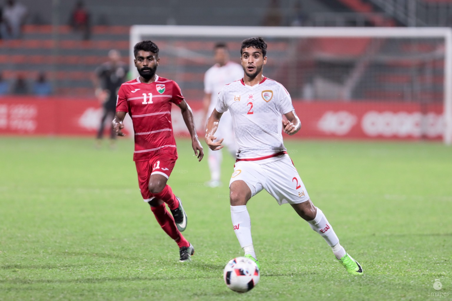 Asian Cup Qualifier between Maldives and Oman in National Stadium, on 10 October 2017 Male' Maldives. ( Images.mv Photo: Ismail Thoriq )