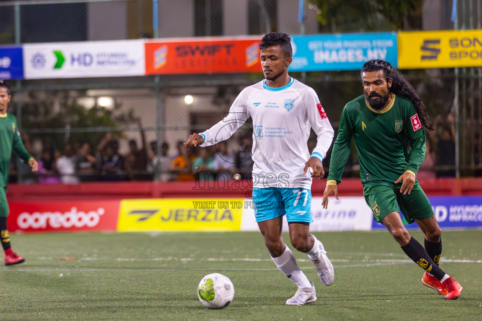 Th Thimarafushi vs Th Guraidhoo in Day 20 of Golden Futsal Challenge 2024 was held on Saturday , 3rd February 2024 in Hulhumale', Maldives Photos: Ismail Thoriq / images.mv