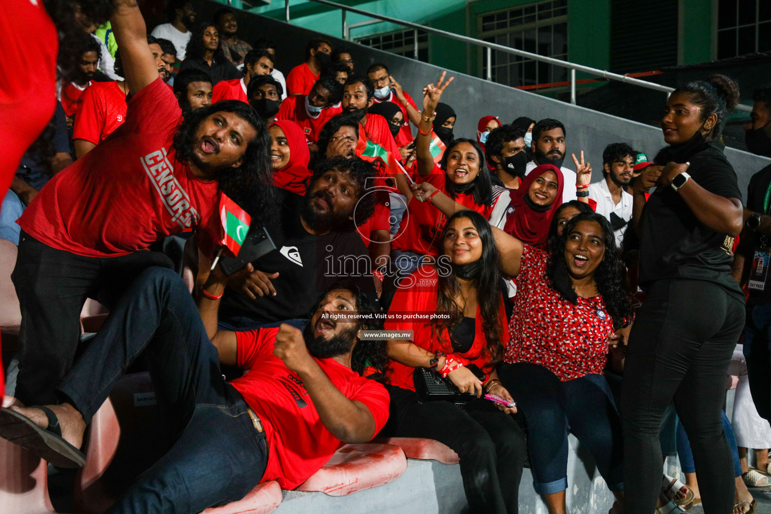 Maldives vs Nepal in SAFF Championship 2021 held on 1st October 2021 in Galolhu National Stadium, Male', Maldives