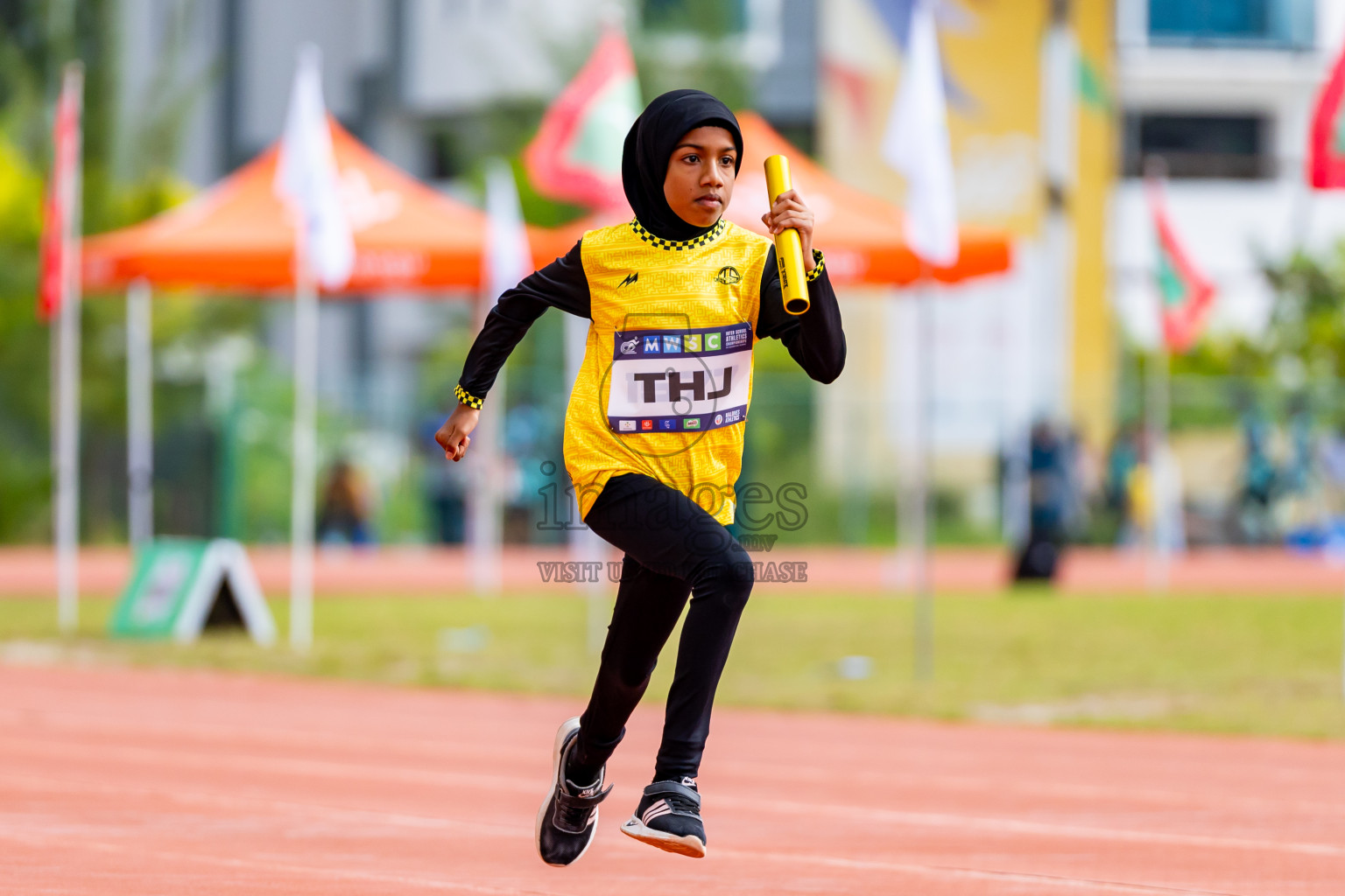 Day 5 of MWSC Interschool Athletics Championships 2024 held in Hulhumale Running Track, Hulhumale, Maldives on Wednesday, 13th November 2024. Photos by: Nausham Waheed / Images.mv