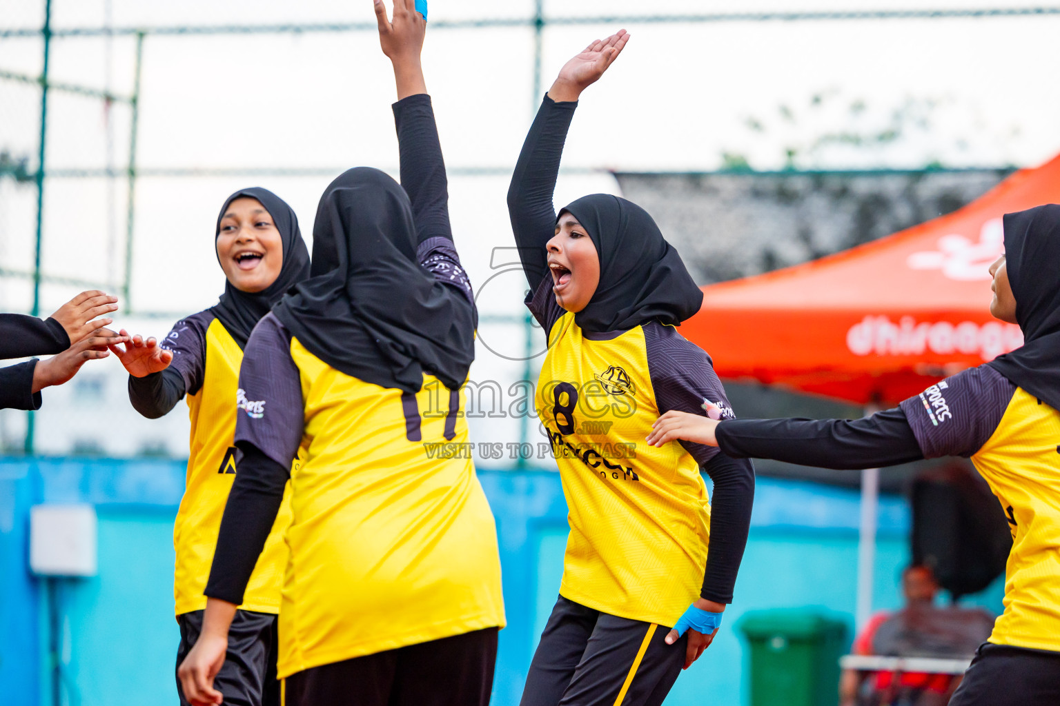 Day 2 of Interschool Volleyball Tournament 2024 was held in Ekuveni Volleyball Court at Male', Maldives on Sunday, 24th November 2024. Photos: Nausham Waheed / images.mv