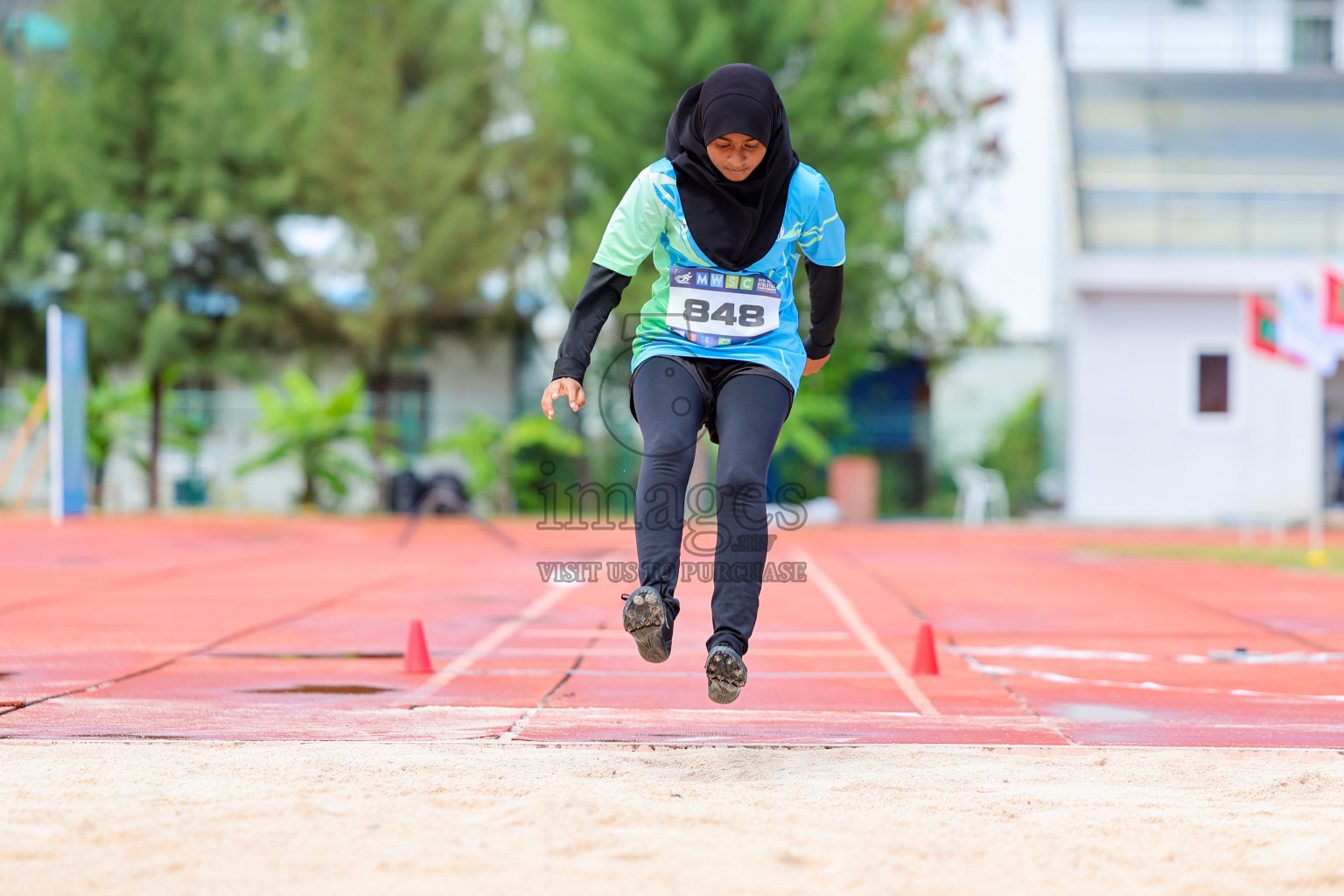 Day 1 of MWSC Interschool Athletics Championships 2024 held in Hulhumale Running Track, Hulhumale, Maldives on Saturday, 9th November 2024. 
Photos by: Ismail Thoriq, Hassan Simah / Images.mv