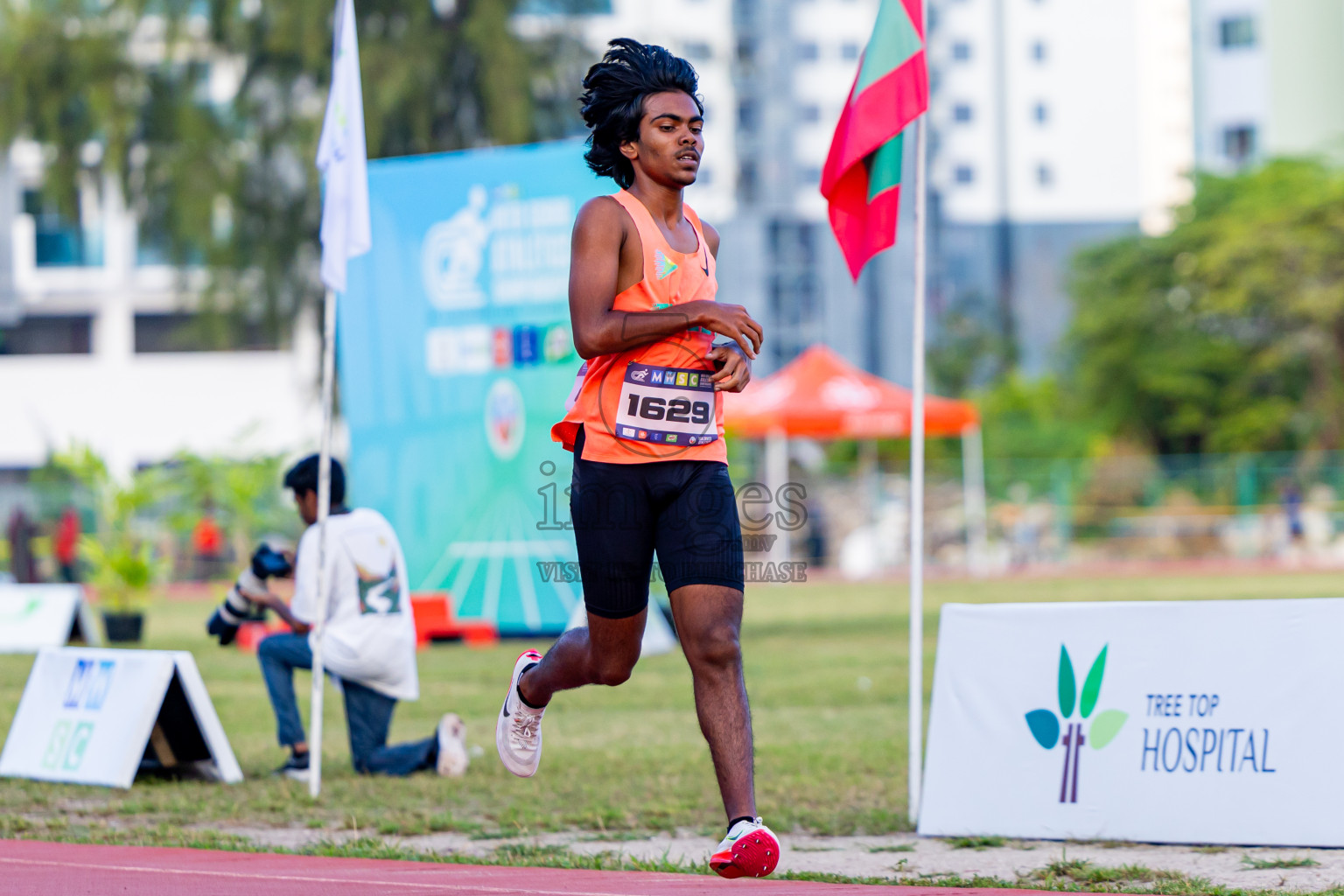 Day 3 of MWSC Interschool Athletics Championships 2024 held in Hulhumale Running Track, Hulhumale, Maldives on Monday, 11th November 2024. Photos by: Nausham Waheed / Images.mv