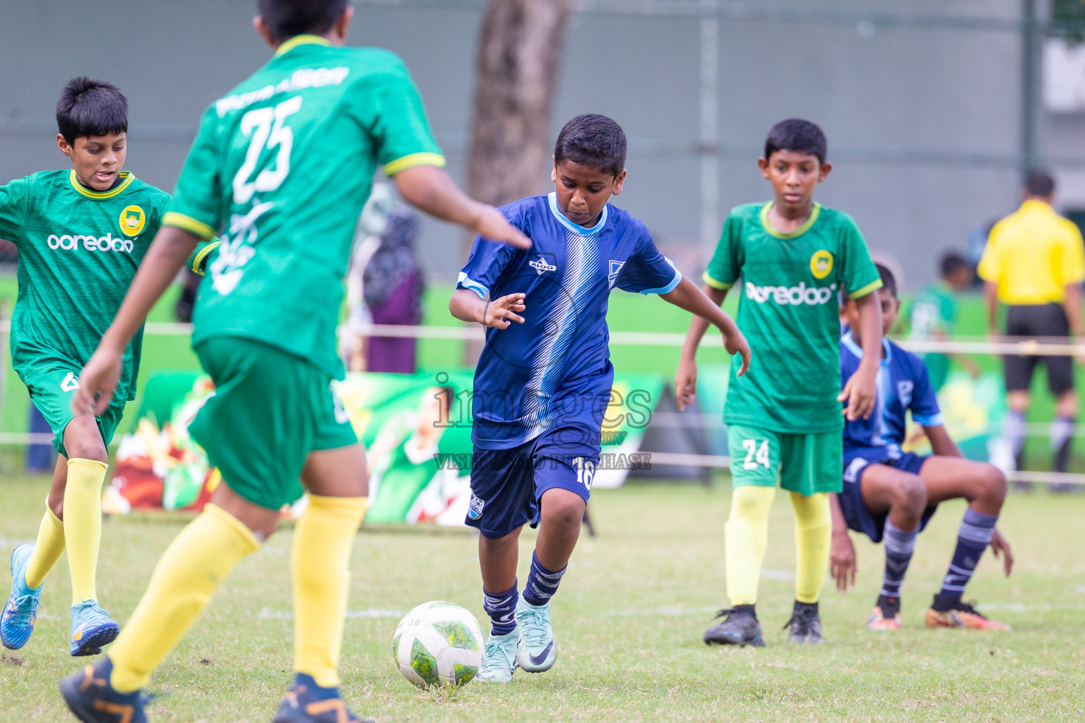 Day 1 of MILO Academy Championship 2024 - U12 was held at Henveiru Grounds in Male', Maldives on Thursday, 4th July 2024. 
Photos: Ismail Thoriq / images.mv