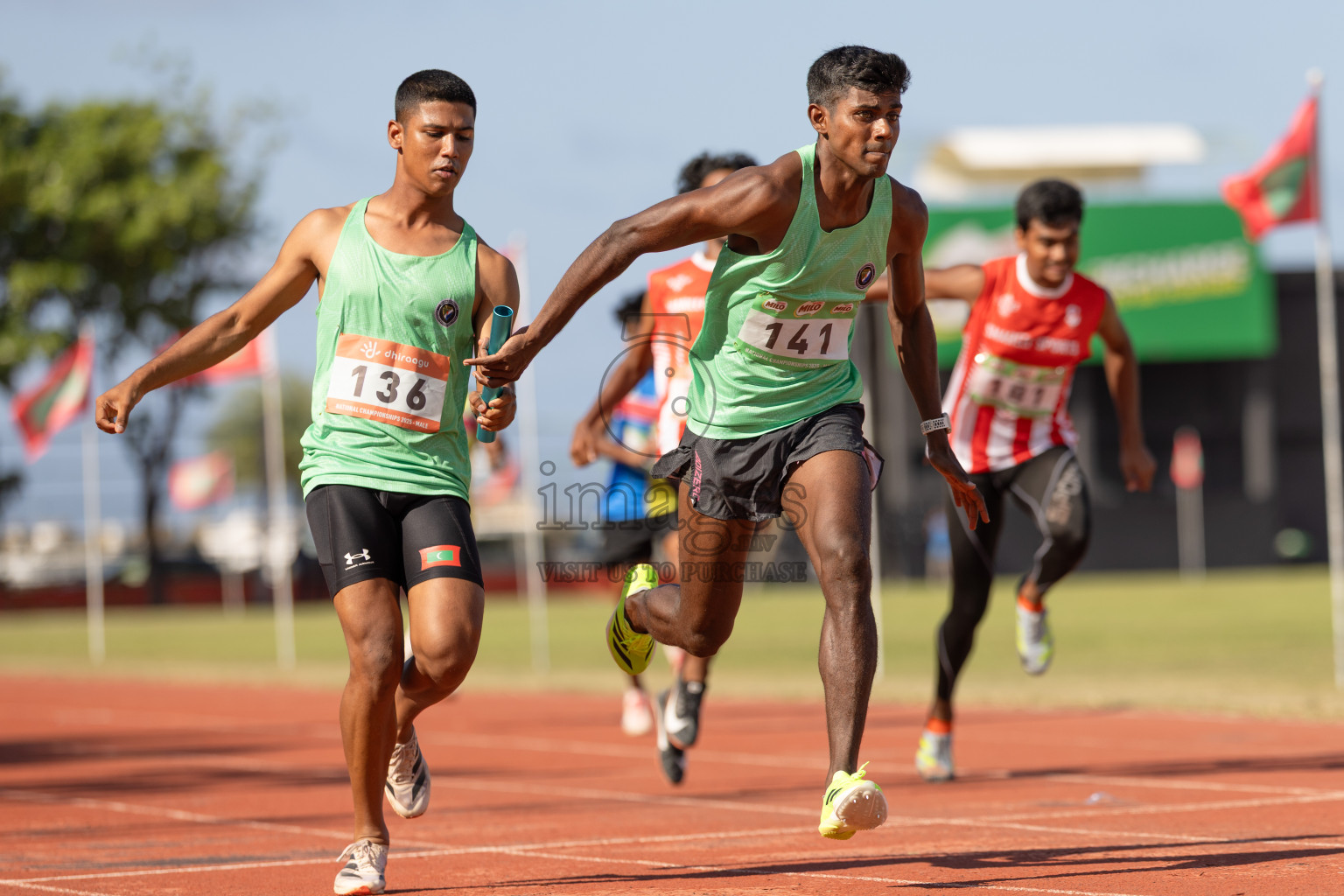 Day 3 of National Athletics Championship 2025 was held at Ekuveni Running Ground in Male', Maldives on Saturday, 16th August 2025. Photos: Hasni / images.mv