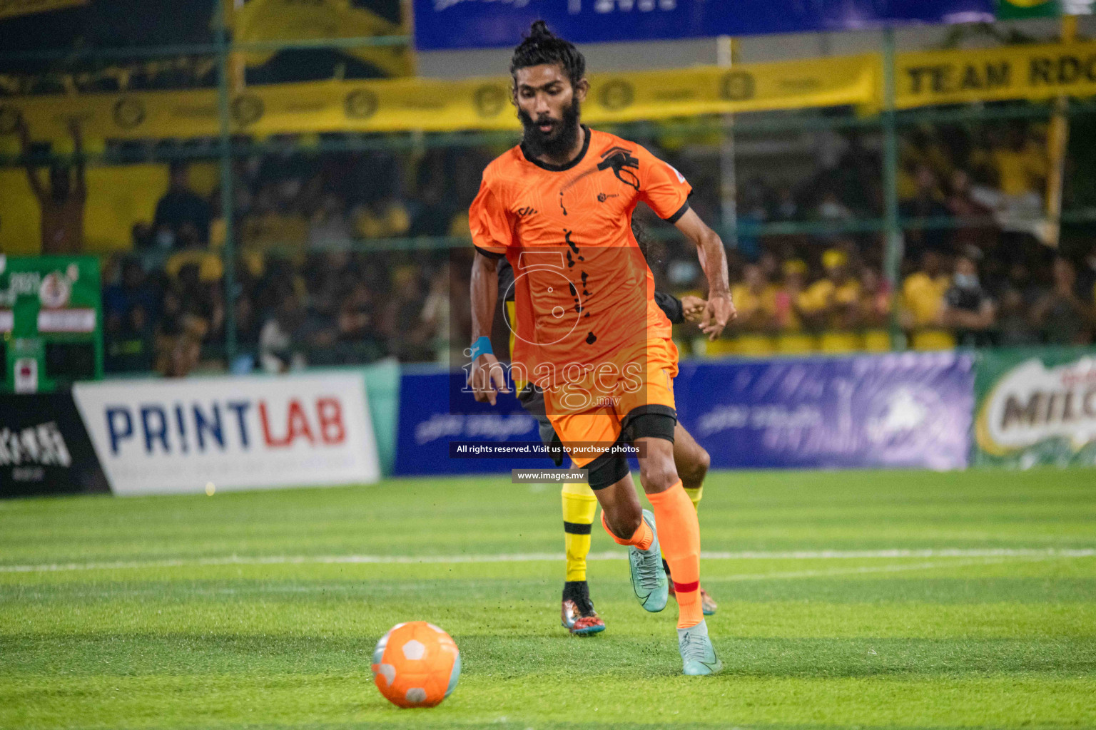 RRC Vs FSM in the Semi Finals of Club Maldives 2021 held in Hulhumale, Maldives on 19 December 2021. Photos: Shuu Abdul Sattar / images.mv