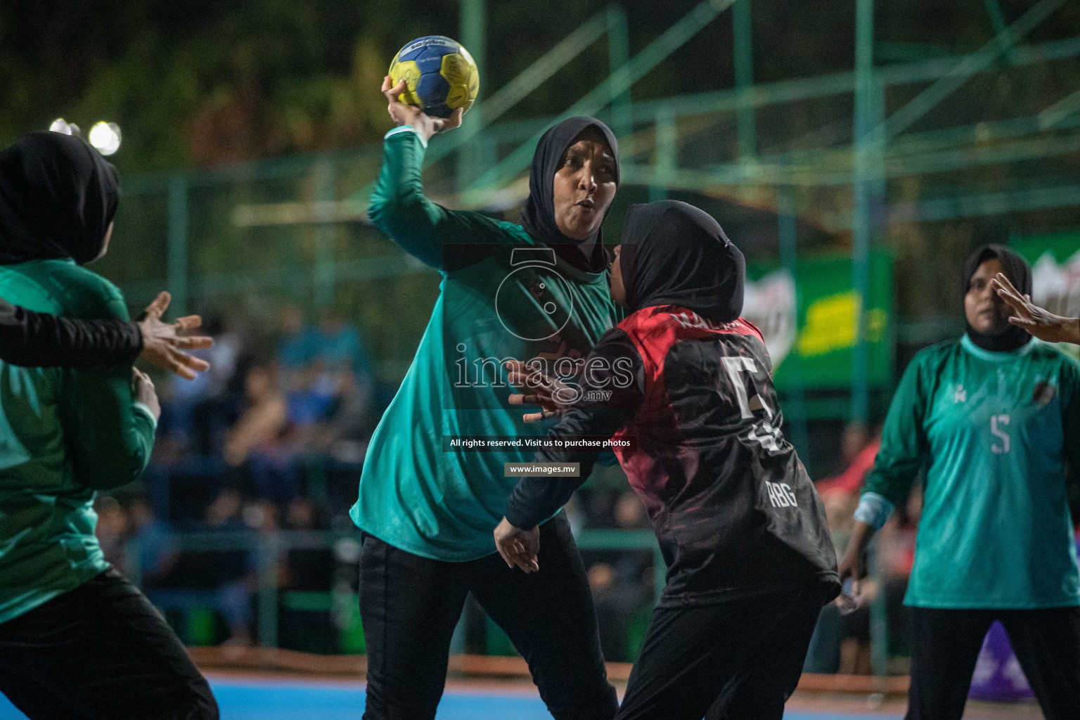 Day 9 of 6th MILO Handball Maldives Championship 2023, held in Handball ground, Male', Maldives on 28th May 2023 Photos: Nausham Waheed/ Images.mv