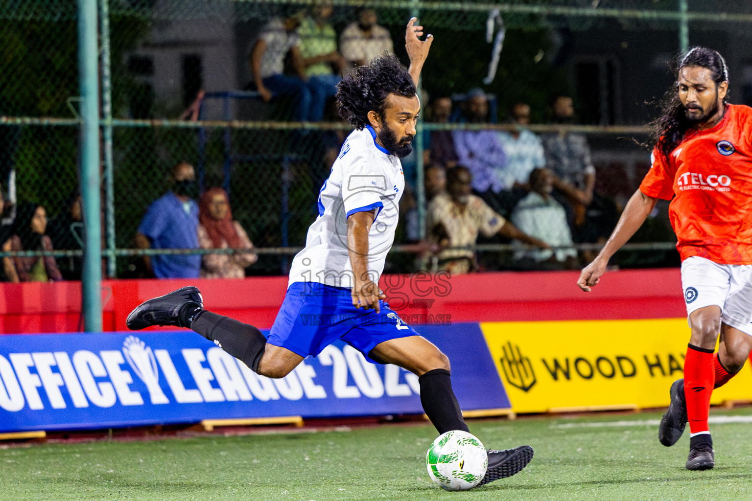 STELCO vs FENAKA in Day 15 of Office League 2025 was held on Friday, 2nd May 2025 in Hulhumale', Maldives. Photos: Nausham Waheed / images.mv