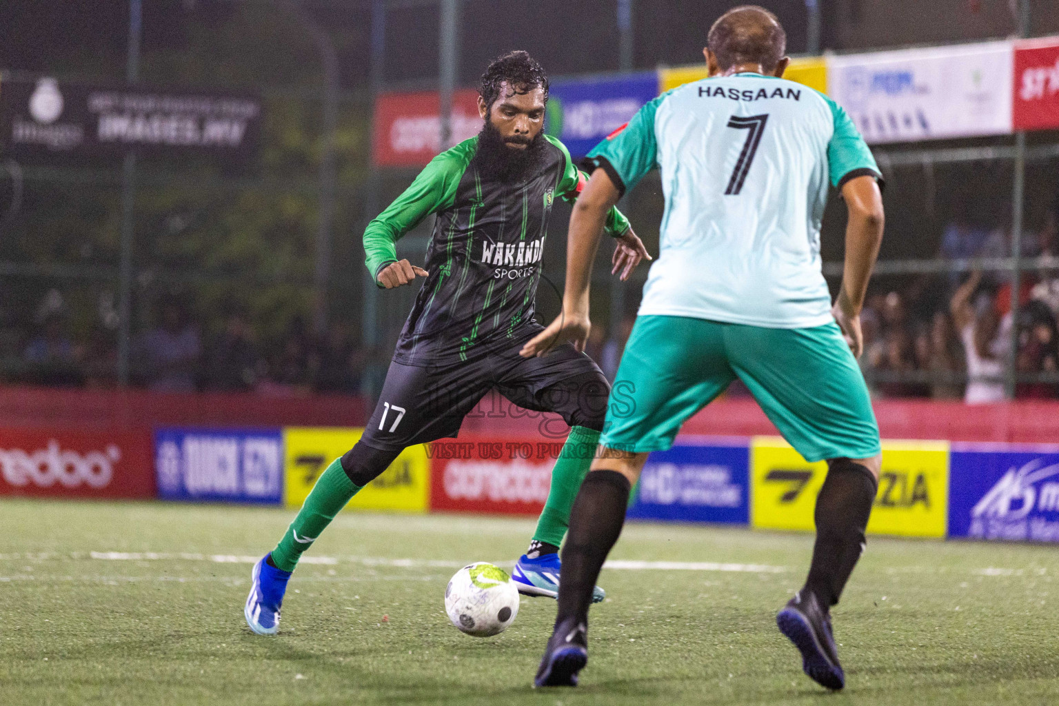 HA Thakandhoo vs HA Vashafaru in Day 9 of Golden Futsal Challenge 2024 was held on Tuesday, 23rd January 2024, in Hulhumale', Maldives Photos: Nausham Waheed / images.mv