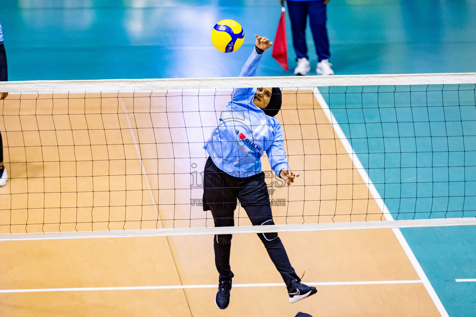 Day 3 of Women's Division of Milo VAM Cup 2024 held in Male', Maldives on Wednesday, 10th July 2024 at Social Center Indoor Hall Photos By: Nausham Waheed / images.mv