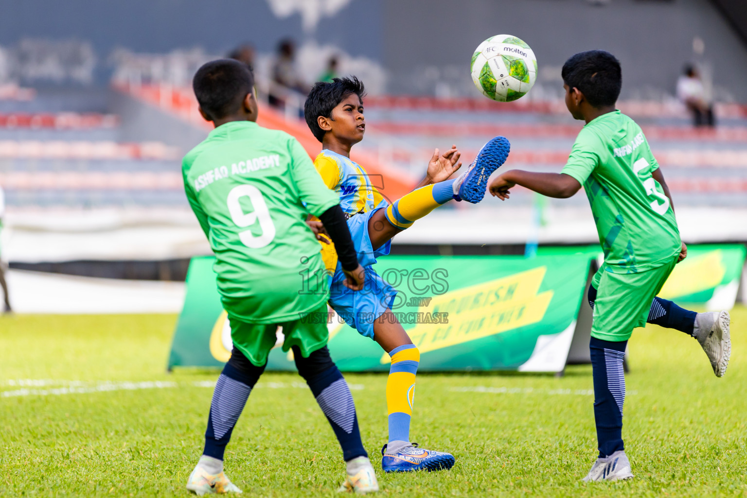 Day 2 of Under 10 MILO Academy Championship 2024 was held at National Stadium in Male', Maldives on Saturday, 27th April 2024. Photos: Nausham Waheed / images.mv