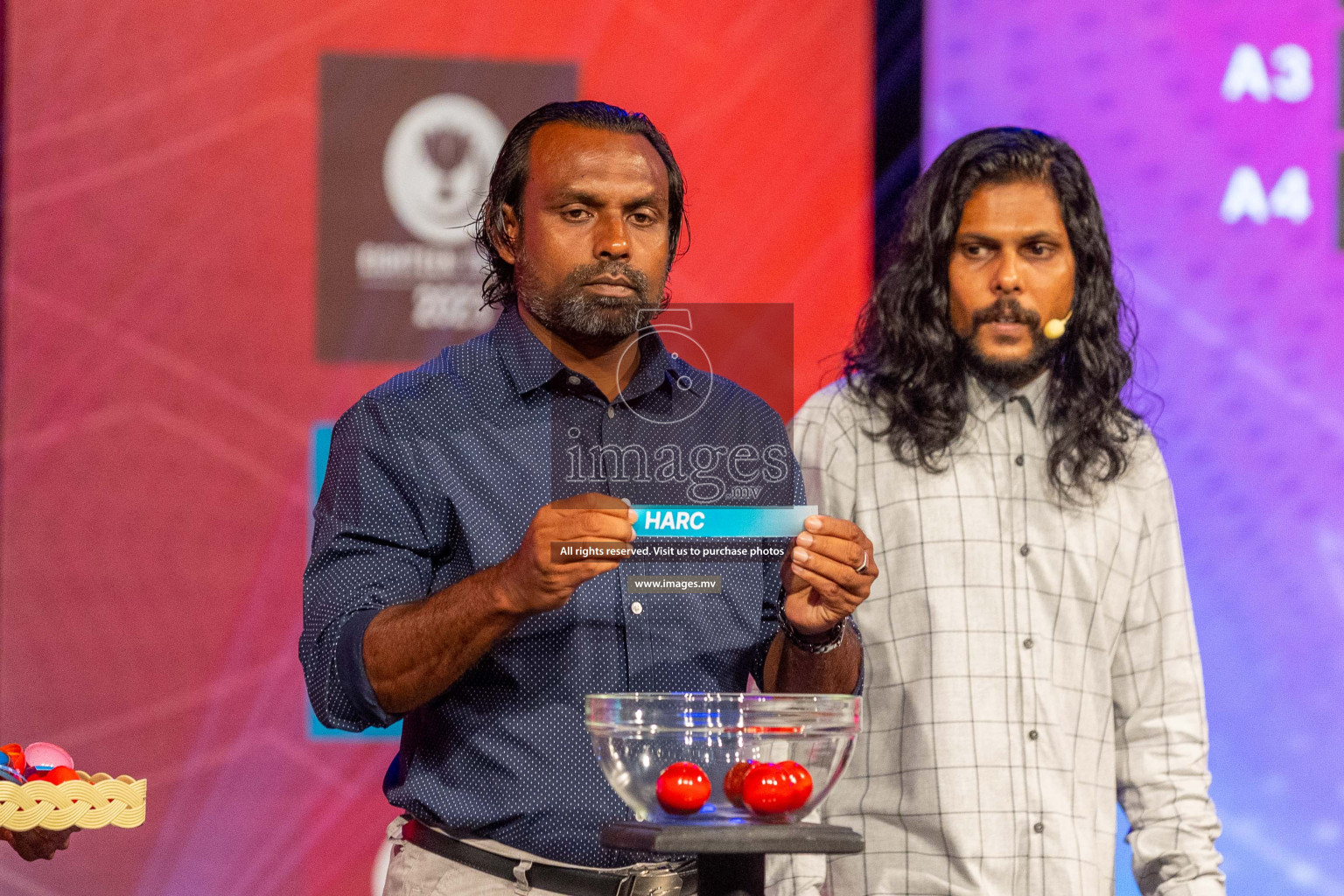 Draw ceremony of Club Maldives 2023 was held on Thursday, 6th July 2023 at PSM Studio in Male', Maldives.  Photos: Ismail Thoriq / images.mv