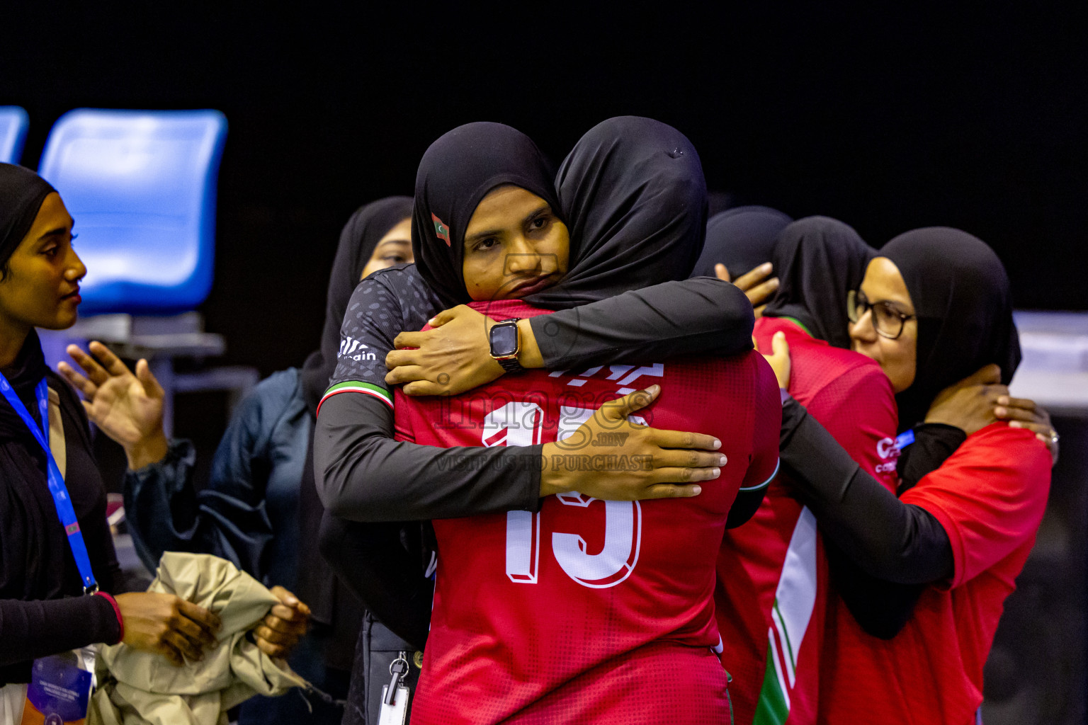 Final of CAVA Woman's Volleyball Challenge Cup 2024 was held in Social Center, Male', Maldives on Wednesday, 11th September 2024. Photos: Nausham Waheed / images.mv