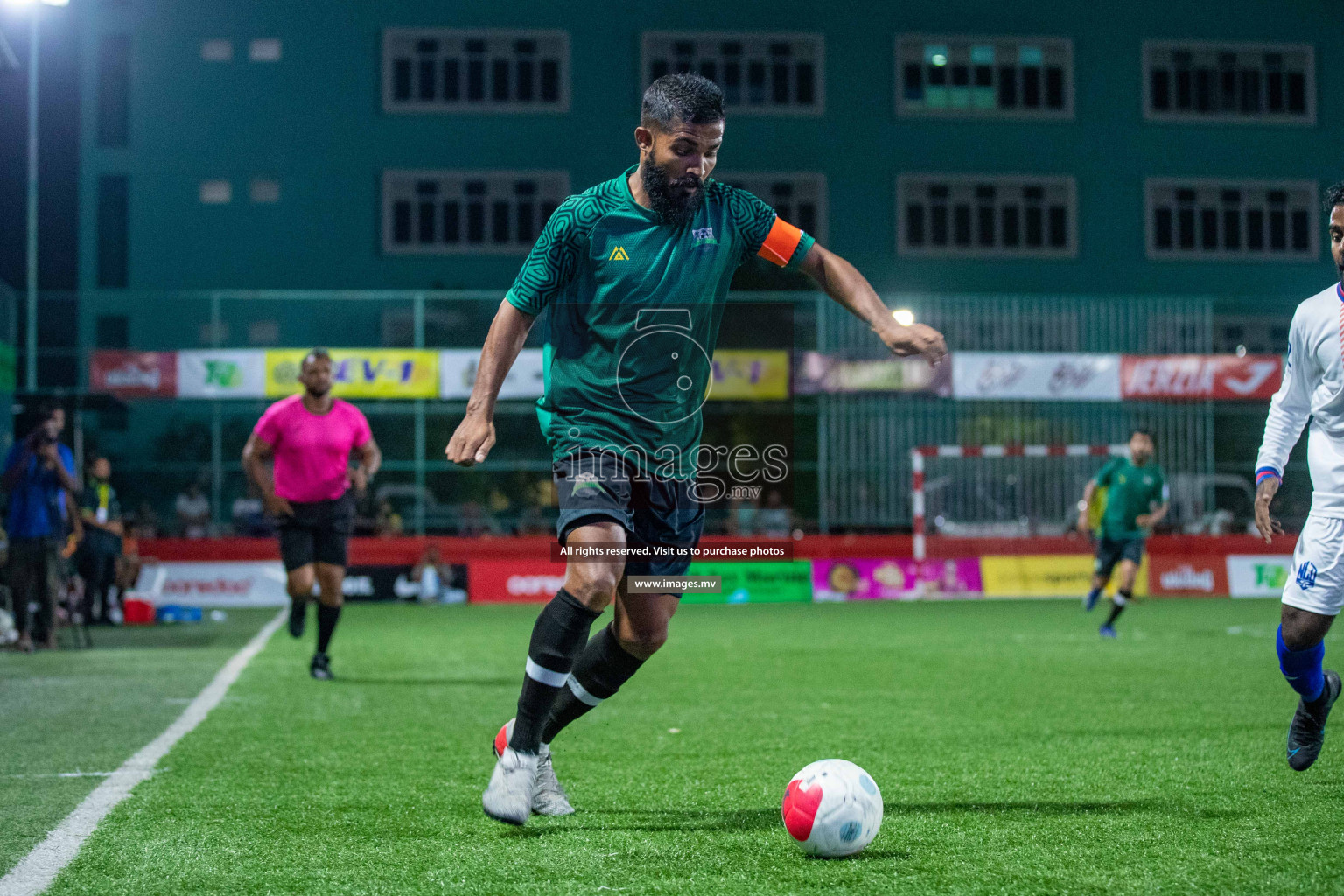 GA. Dhaandhoovs vs GA. Nilandhoo in Day 2 of Golden Futsal Challenge 2023 on 06 February 2023 in Hulhumale, Male, Maldives