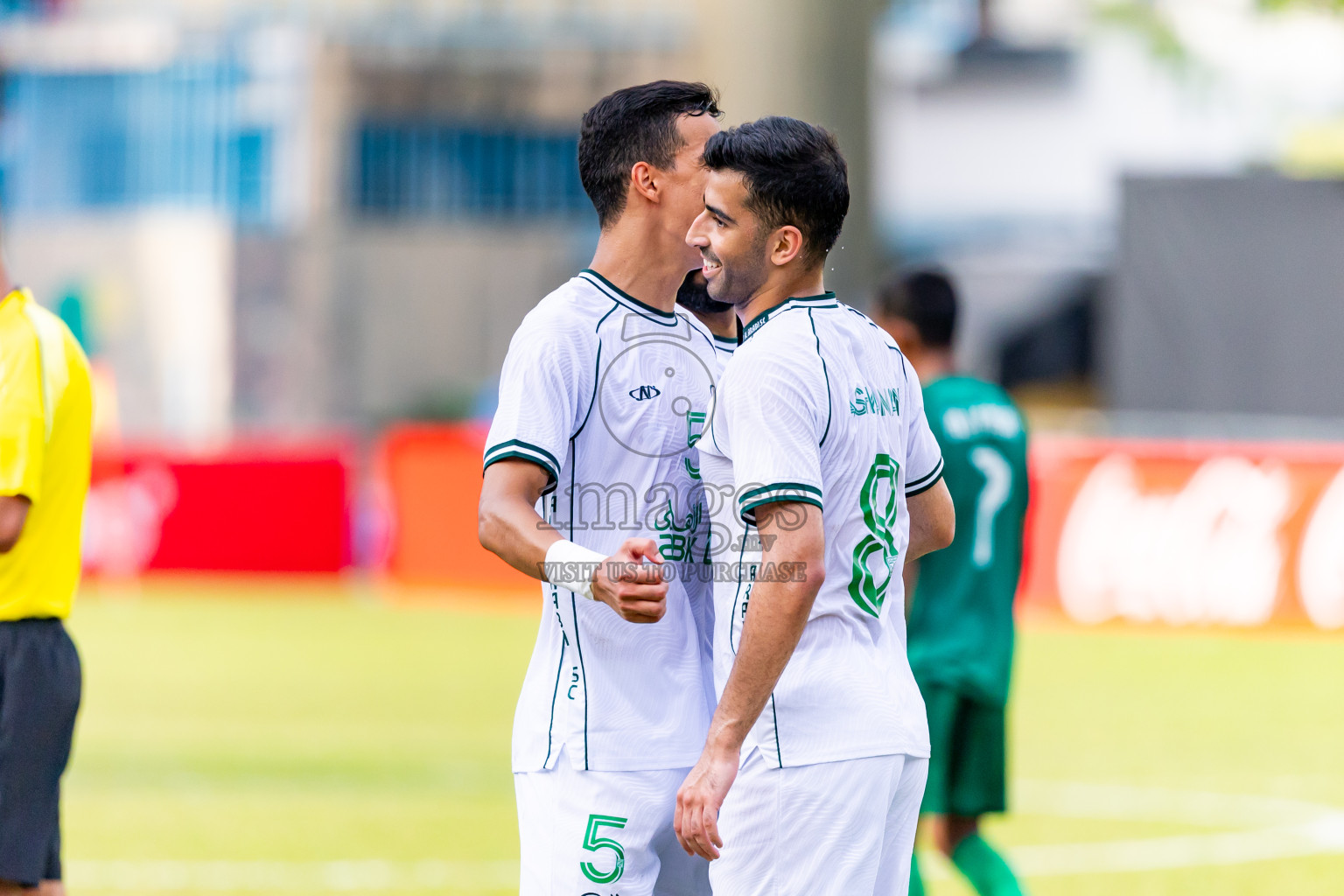 Maziya SC vs Al Arabi SC in AFC Challenge League 2025/26 Preliminary Stage was held at National Stadium in Male', Maldives on Tuesday, 12th August 2025. Photos: Nausham Waheed / images.mv