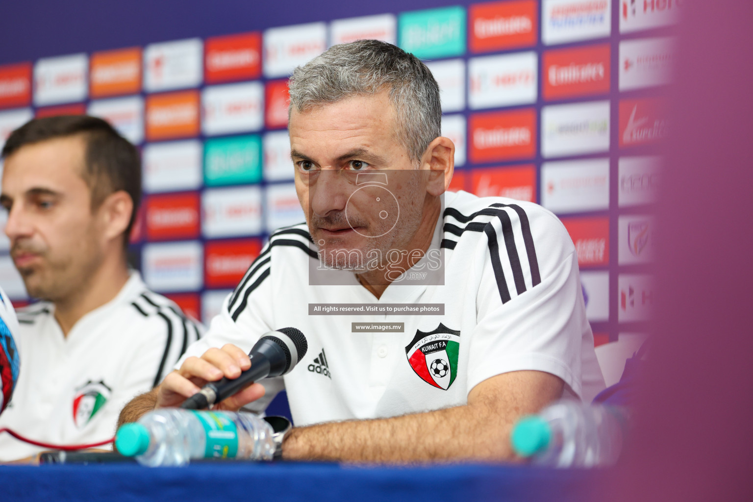 Saff Championship Final Pre-match press conference held in Sree Kanteerava Stadium, Bengaluru, India, on Monday, 3rd July 2023. Photos: Nausham Waheed / images.mv