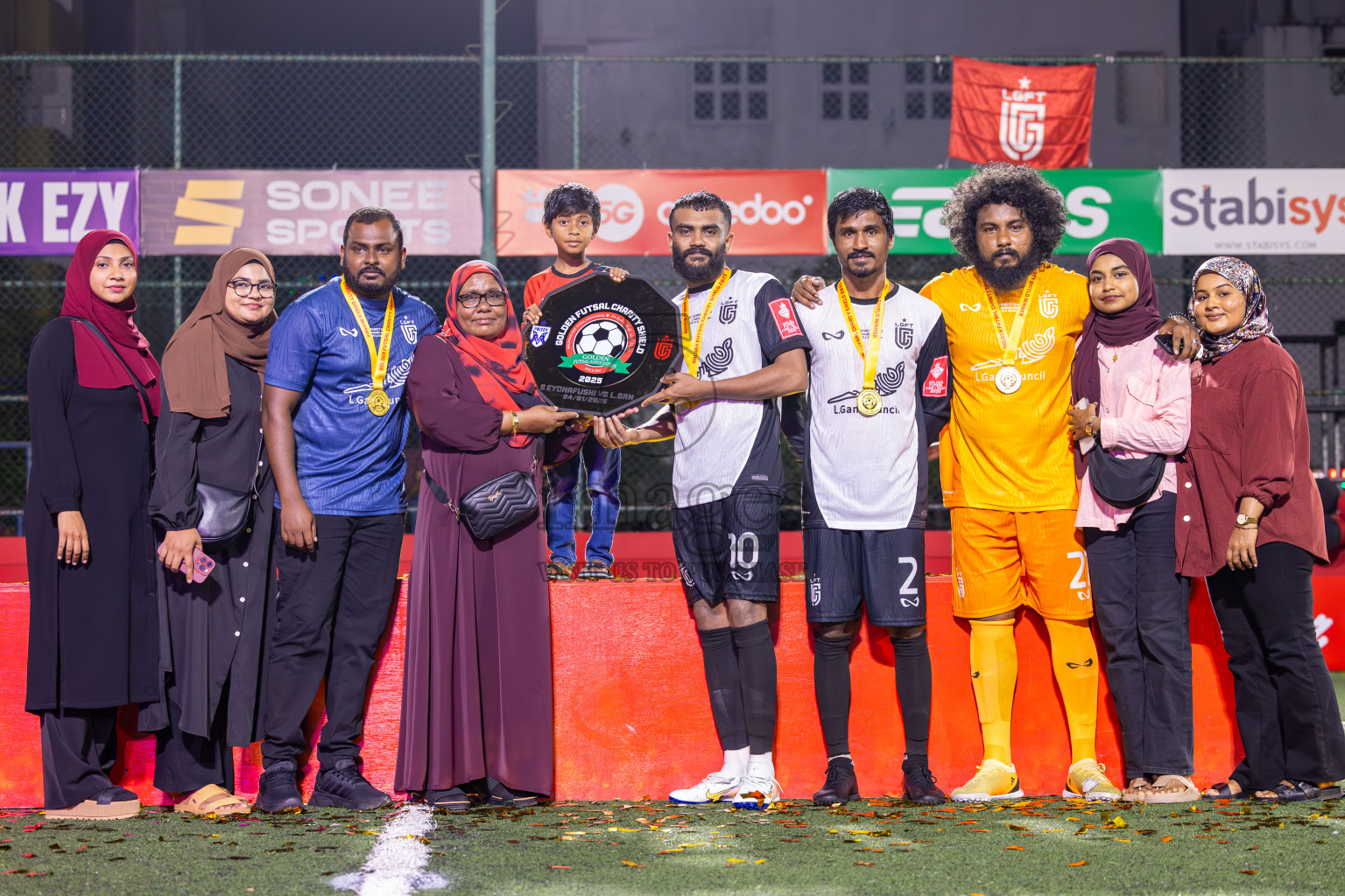 Opening of Golden Futsal Challenge 2025 with Charity Shield Match between L.Gan vs B.Eydhafushi was held on Saturday, 4th January 2025, in Hulhumale', Maldives Photos: Ismail Thoriq / images.mv