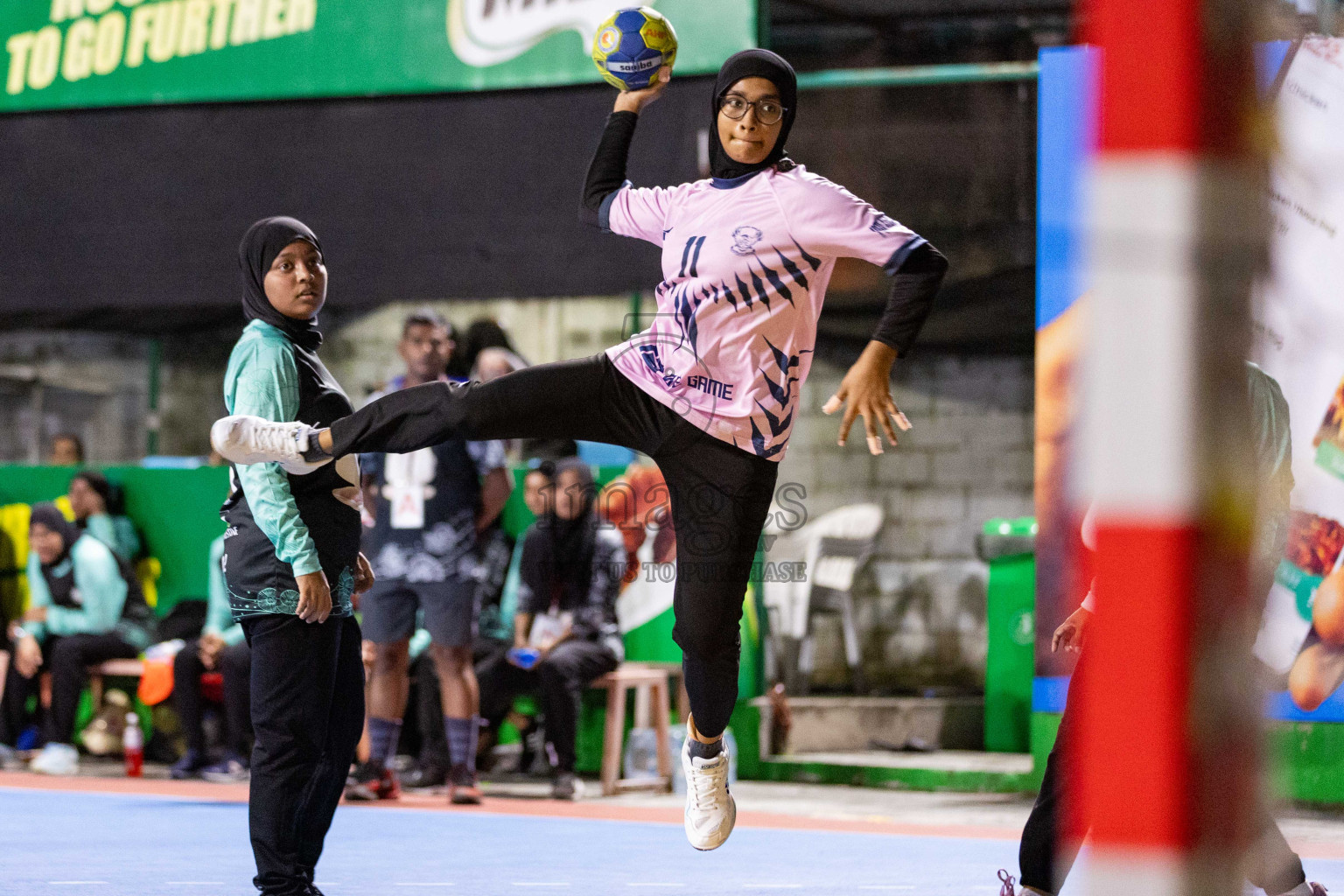 Day 7 of 10th National Handball Tournament 2023, held in Handball ground, Male', Maldives on Sunday, 4th December 2023 Photos: Nausham Waheed/ Images.mv