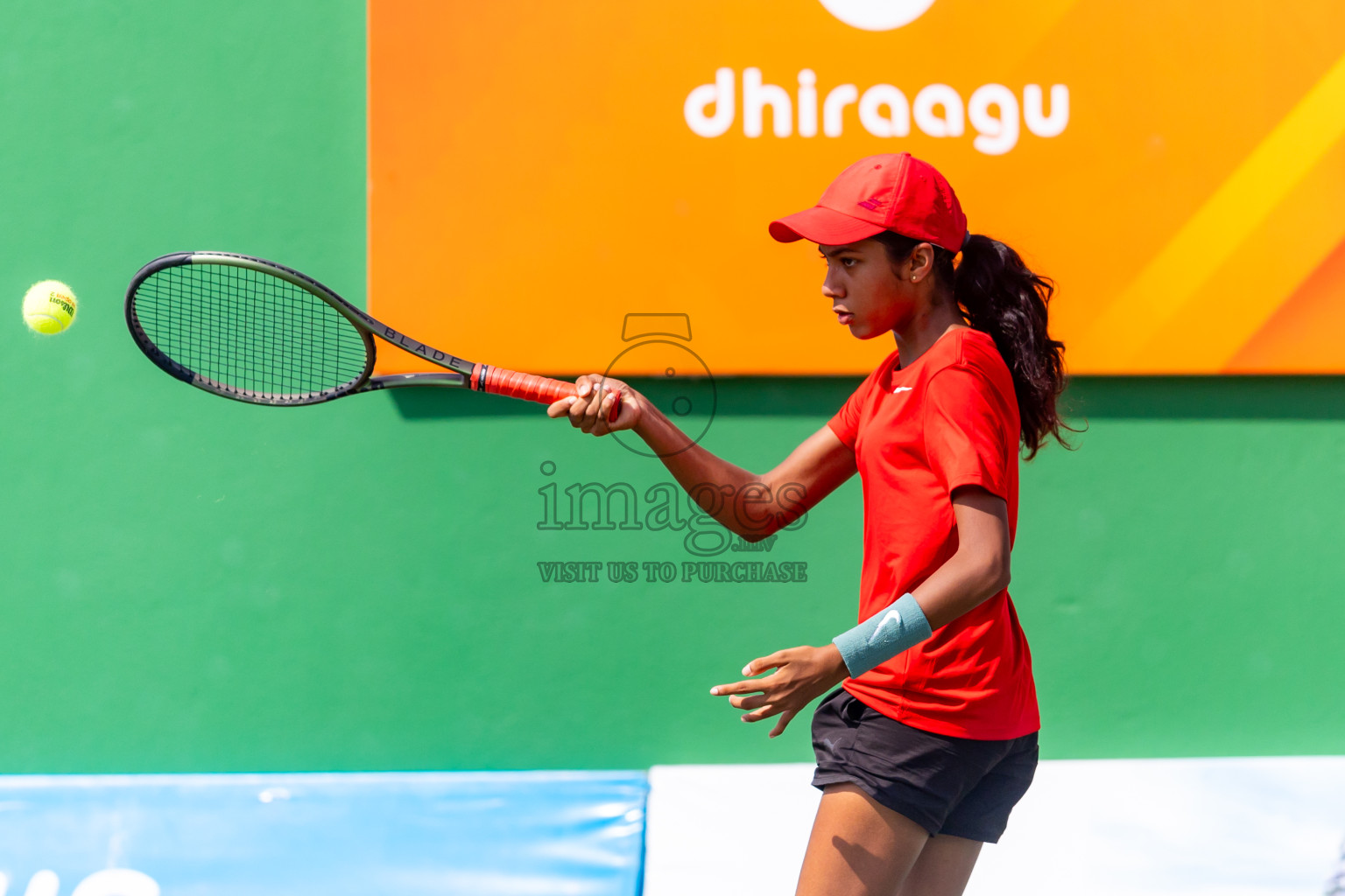 Day 2 of ATF Maldives Junior Open Tennis was held in Male' Tennis Court, Male', Maldives on Tuesday, 10th December 2024. Photos: Nausham Waheed / images.mv