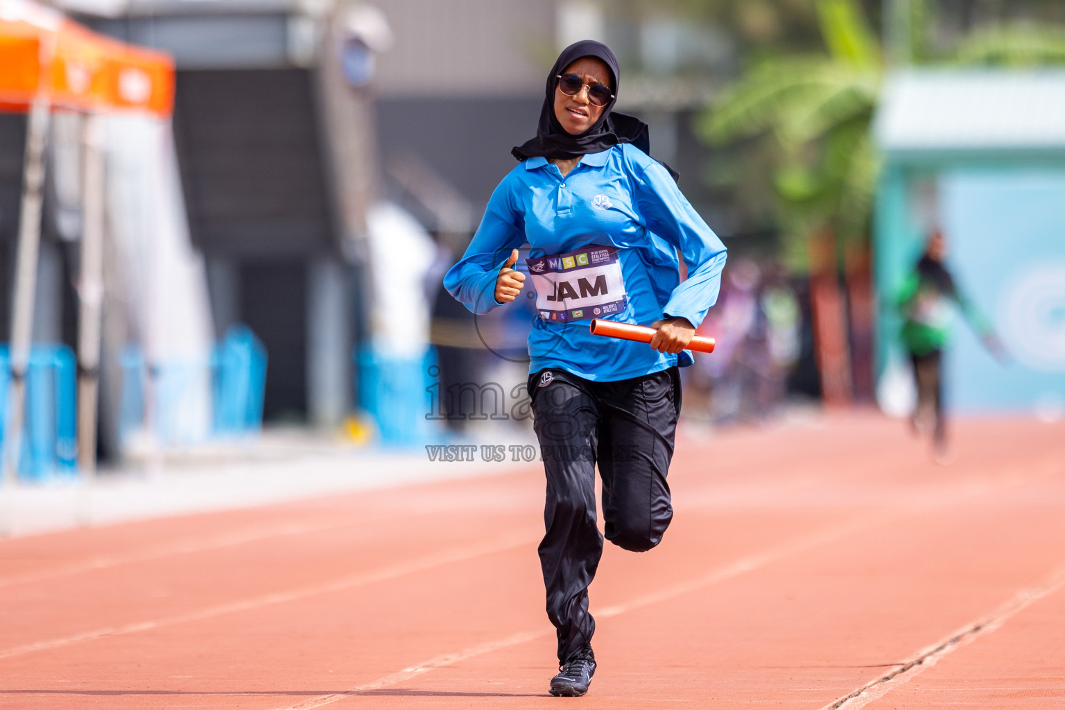 Day 5 of MWSC Interschool Athletics Championships 2024 held in Hulhumale Running Track, Hulhumale, Maldives on Wednesday, 13th November 2024. Photos by: Raif Yoosuf / Images.mv