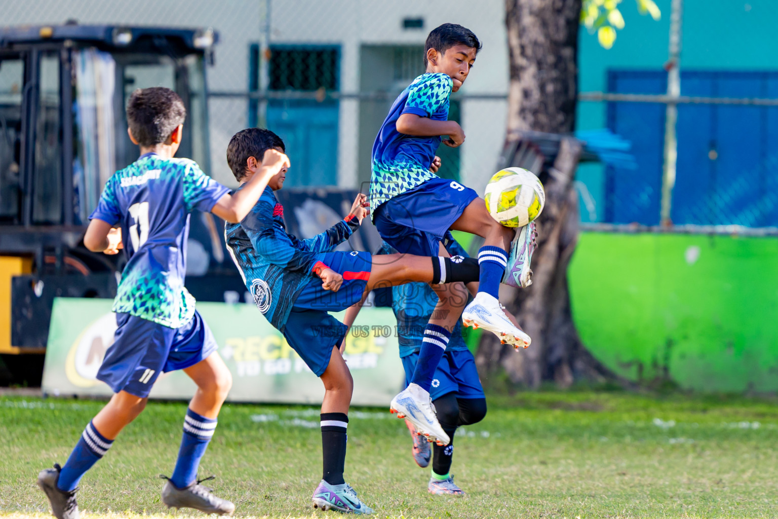 Day 2 of MILO Academy Championship 2025 (U-12) was held at Henveiru Stadium in Male', Maldives on Friday, 2nd May 2025. Photos: Nausham Waheed  / images.mv