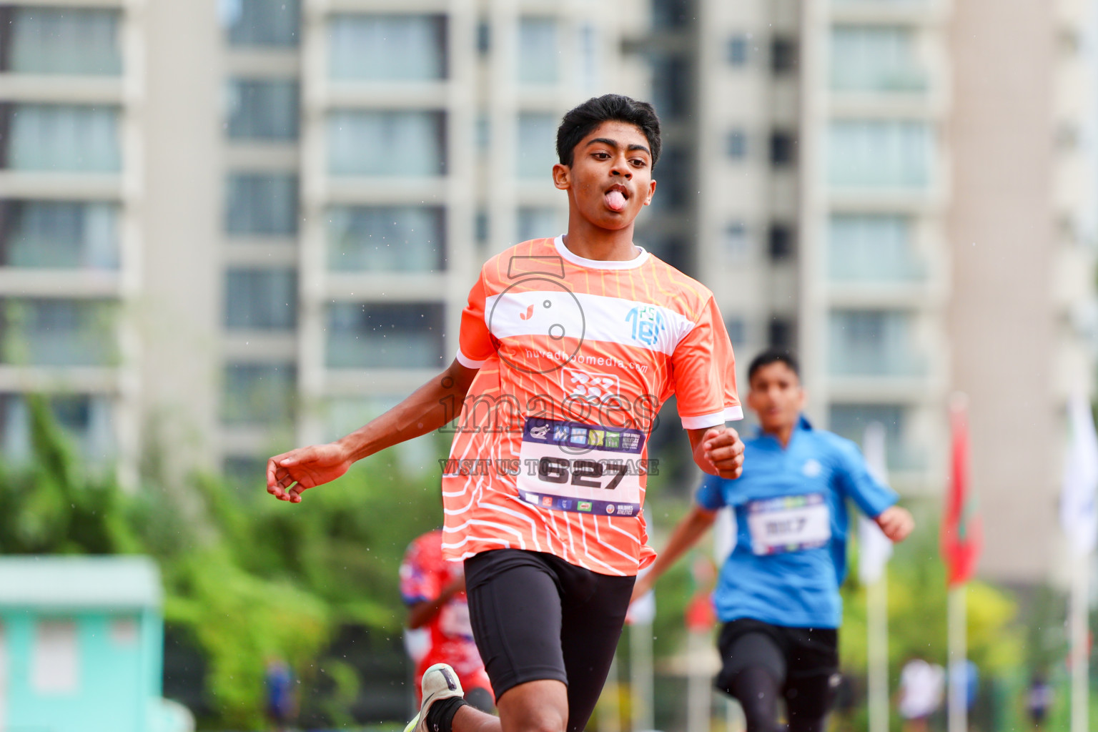 Day 1 of MWSC Interschool Athletics Championships 2024 held in Hulhumale Running Track, Hulhumale, Maldives on Saturday, 9th November 2024. 
Photos by: Ismail Thoriq, Hassan Simah / Images.mv