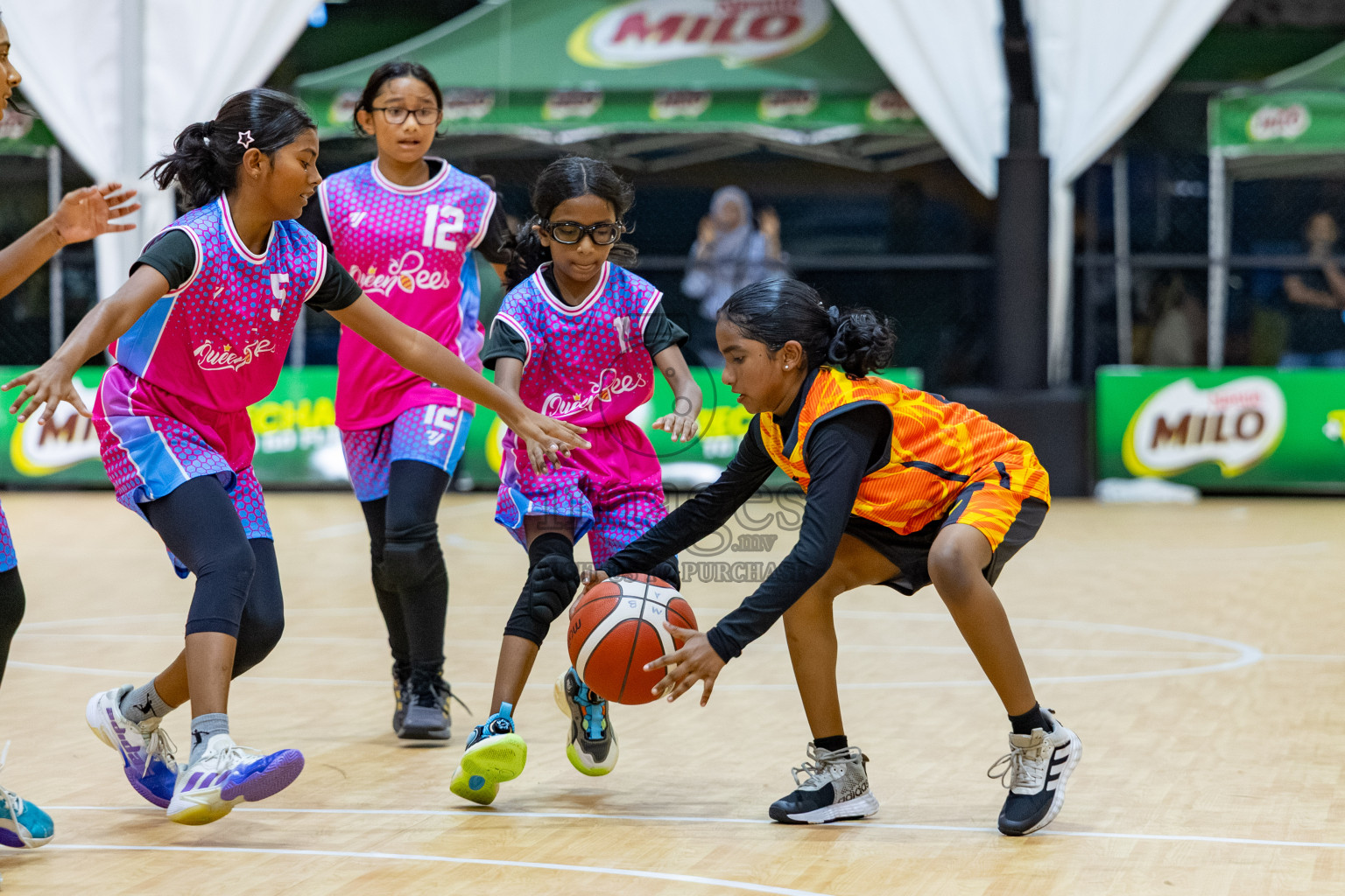 Milo 5 x 5 Junior Challenge 2025 - Basketball tournament held in Basketball Training Center, Male', Maldives on Thursday, 09th October 2025. 
Photo by: Hassan Simah / Images.mv