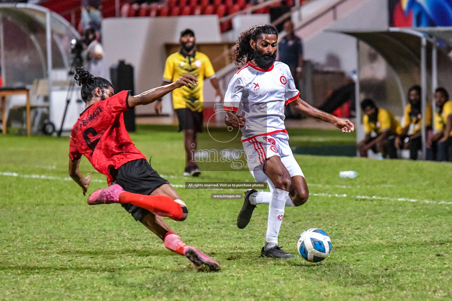 Buru Sports Club vs CLUB Teenage in the Final of 2nd Division 2022 on 17th Aug 2022, held in National Football Stadium, Male', Maldives Photos: Nausham Waheed / Images.mv