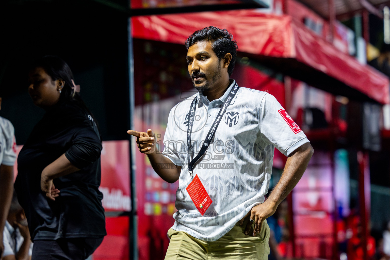 DH Maaenboodhoo vs DH Kudahuvadhoo in Dhaalu Atoll Finals in Day 25 of Golden Futsal Challenge 2025 was held on Wednesday , 28th January 2025, in Hulhumale', Maldives. Photos: Nausham Waheed / images.mv