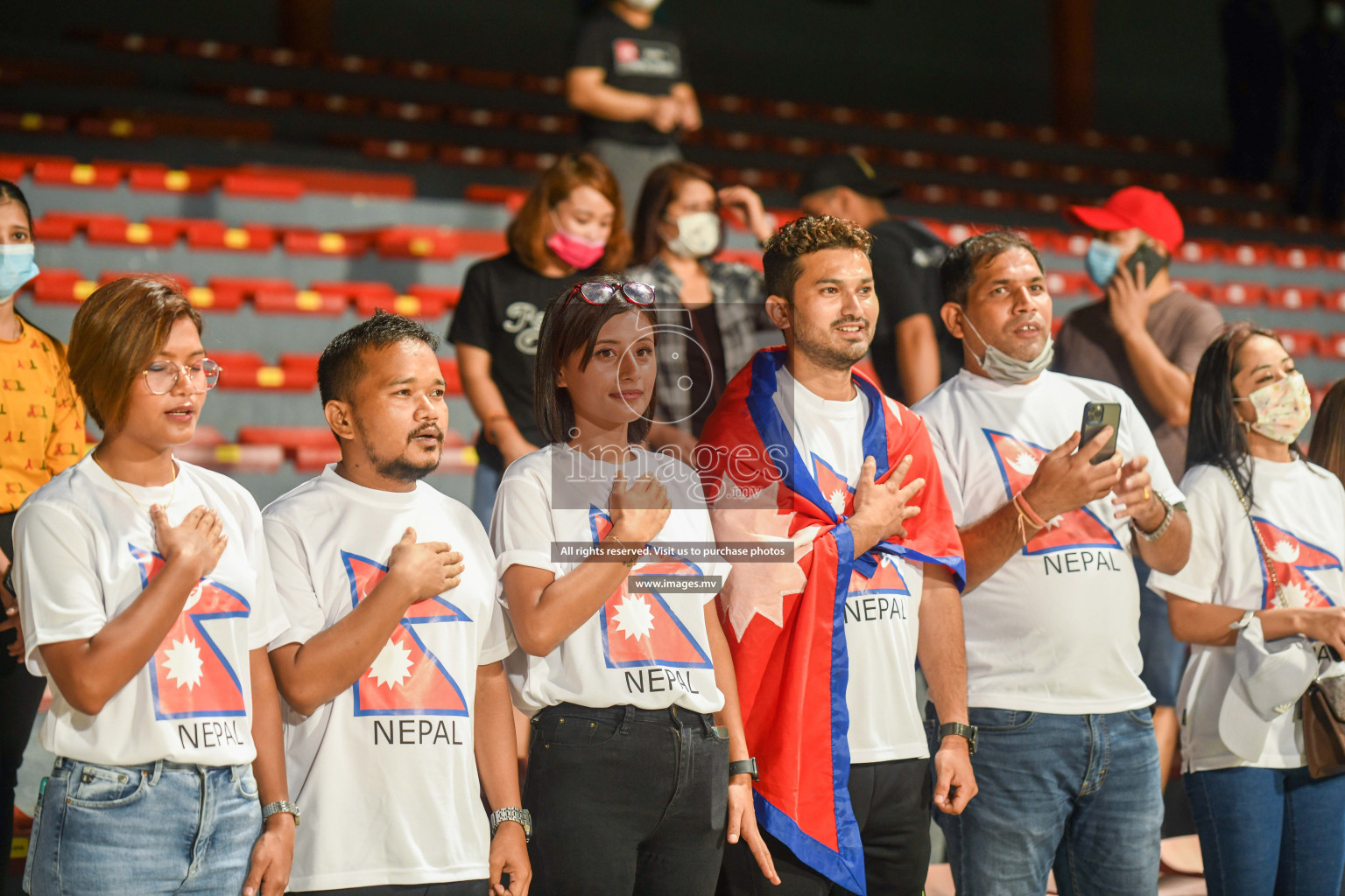 Nepal vs Sri Lanka in SAFF Championship 2021 held on 4th October 2021 in Galolhu National Stadium, Male', Maldives