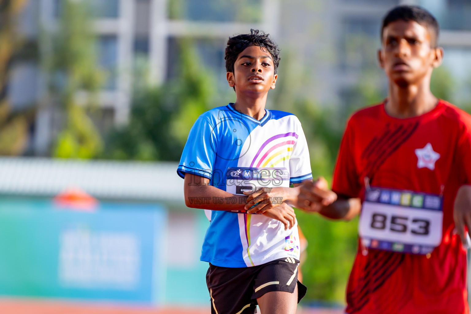 Day 4 of MWSC Interschool Athletics Championships 2024 held in Hulhumale Running Track, Hulhumale, Maldives on Tuesday, 12th November 2024. Photos by: Nausham Waheed / Images.mv