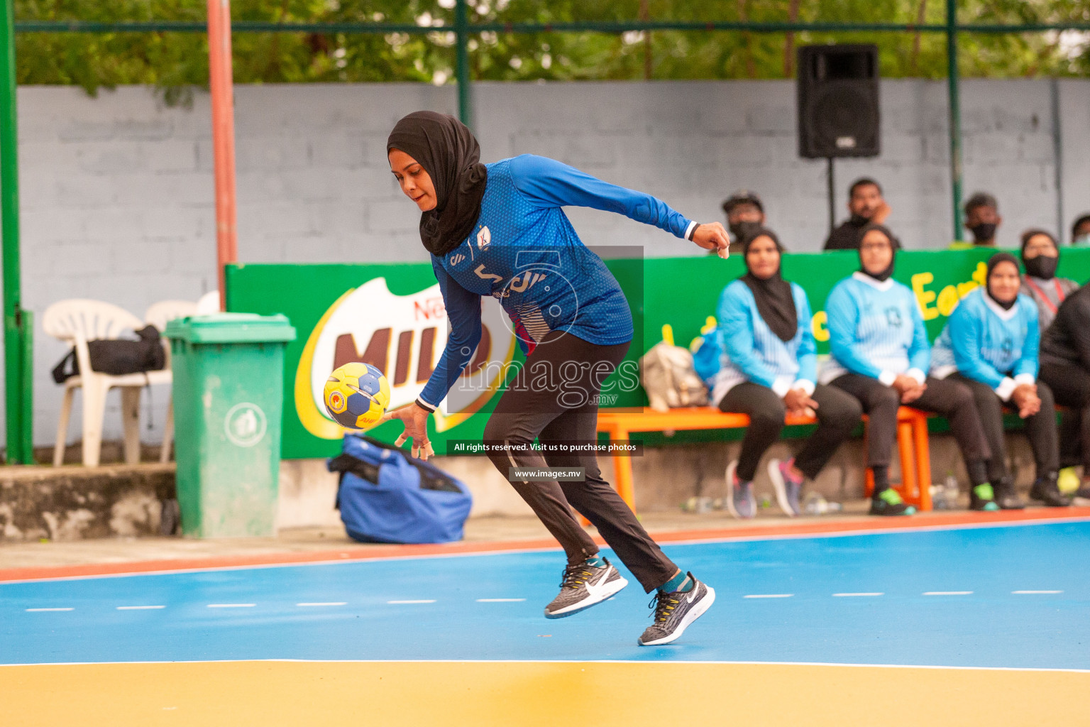 Milo 8th National Handball Tournament Day3, 17th December 2021, at Handball Ground, Male', Maldives. Photos by Shuu Abdul Sattar