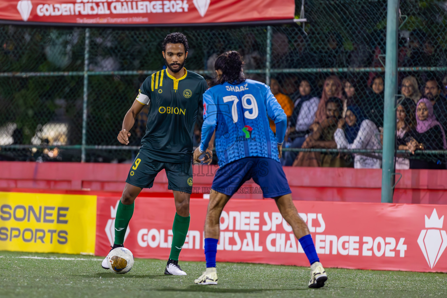 Dhandimagu vs GA Gemanafushi on Day 37 of Golden Futsal Challenge 2024 was held on Thursday, 22nd February 2024, in Hulhumale', Maldives
Photos: Ismail Thoriq / images.mv