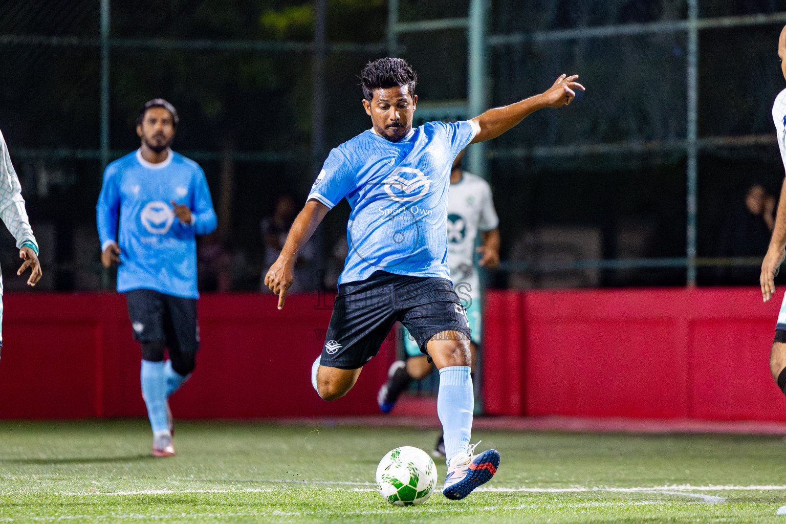 Dharumavantha vs Smatown FC in Day 1 of Office League 2025 was held on Wednesday, 16th April 2025 in Hulhumale', Maldives. Photos: Nausham Waheed / images.mv