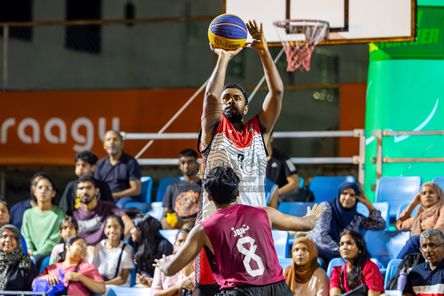 Day 7 of MILO Ramadan 3x3 Challenge 2024 was held in Ekuveni Outdoor Basketball Court at Male', Maldives on Monday, 18th March 2024.
Photos: Mohamed Mahfooz Moosa / images.mv