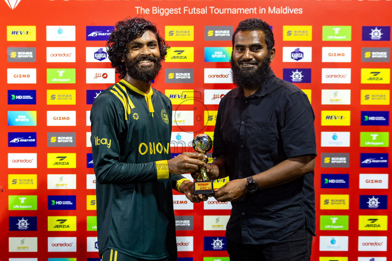 S. Hithadhoo VS Dhandimagu on Day 33 of Golden Futsal Challenge 2024, held on Sunday, 18th February 2024, in Hulhumale', Maldives Photos: Hassan Simah / images.mv