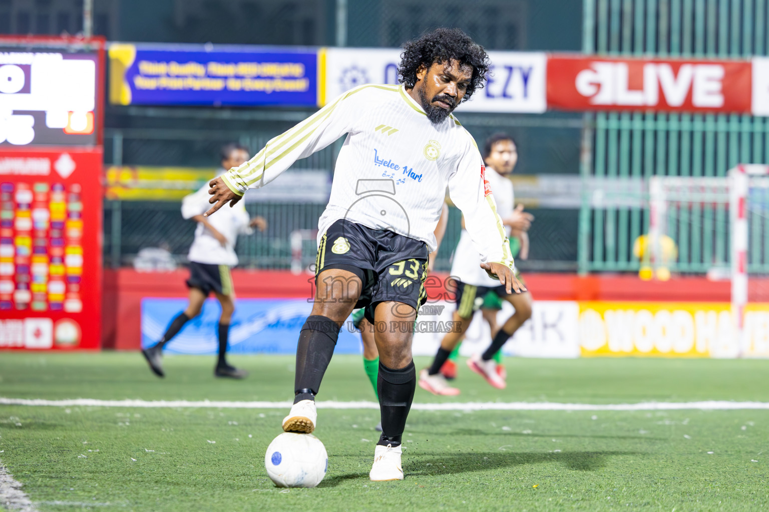 R Rasgetheemu vs R Maduvvari in Day 14 of Golden Futsal Challenge 2025 was held on Saturday, 18th January 2025, in Hulhumale', Maldives. Photos: Ismail Thoriq / images.mv