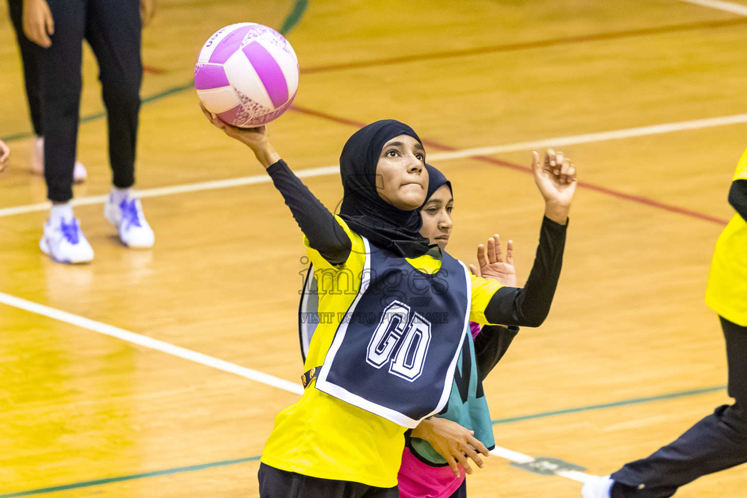 Day 8 of 24th Milo Netball Association Championship was held in Social Center at Male', Maldives on Monday, 8th September 2025. Photos: Mohamed Mahfooz Moosa / images.mv