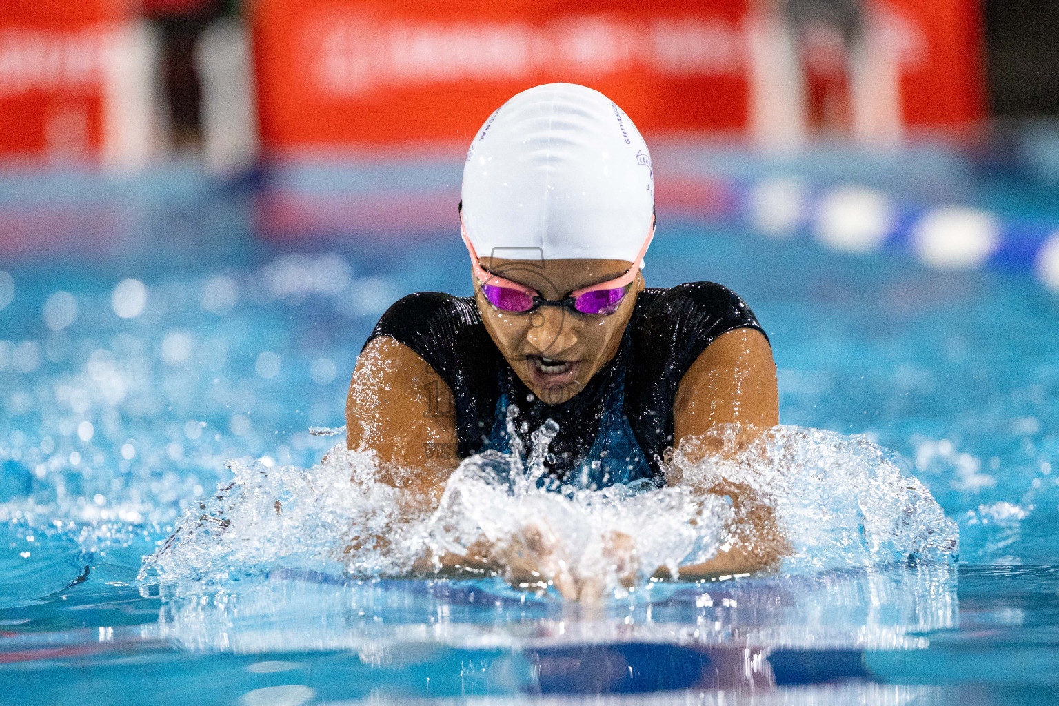 Day 4 of 20th Inter-school Swimming Competition 2024 held in Hulhumale', Maldives on Tuesday, 15th October 2024. Photos: Ismail Thoriq / images.mv